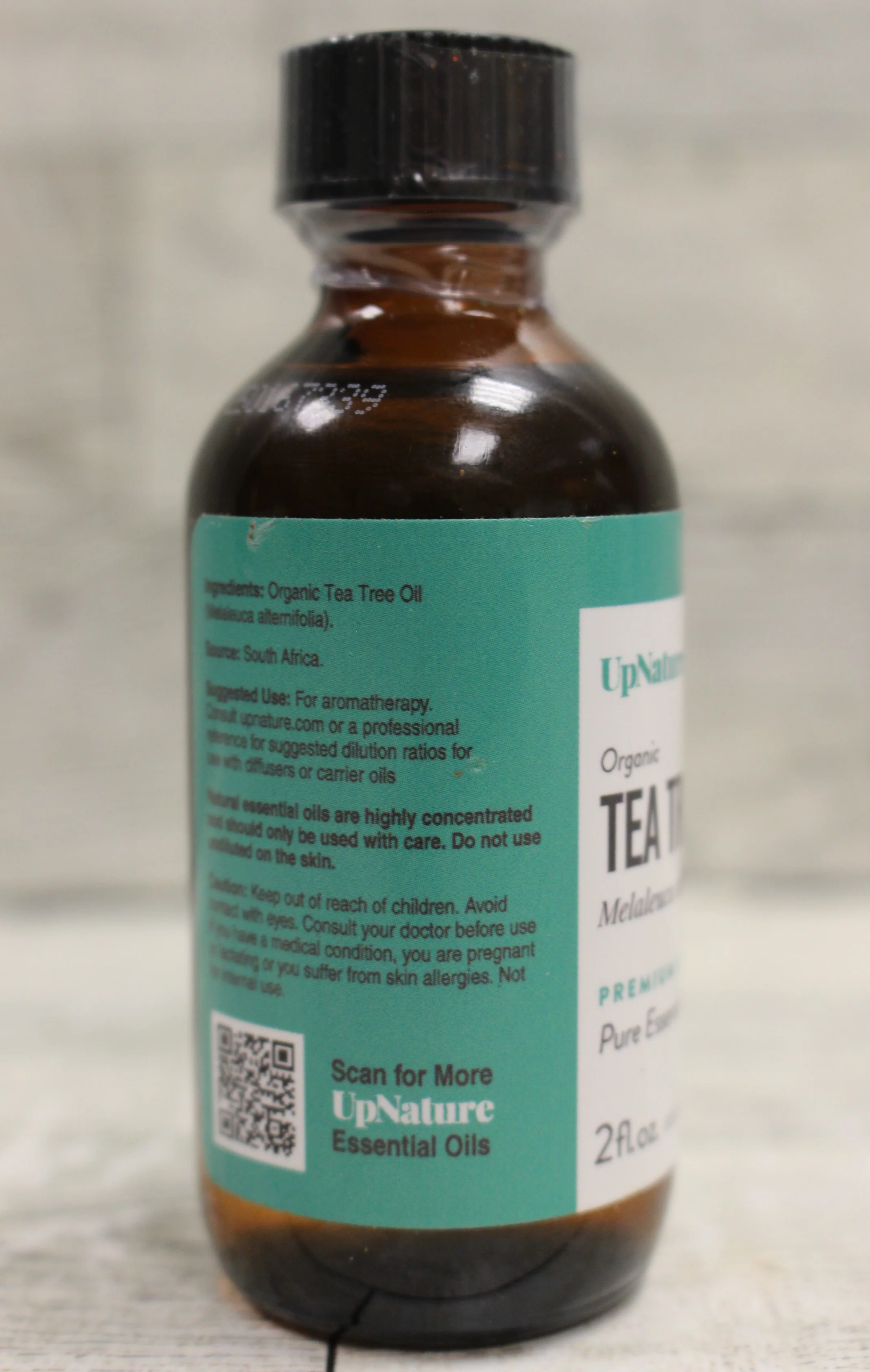 UpNature Organic Tea Tree Pure Essential Oil - 2 fl oz - New - Image 2