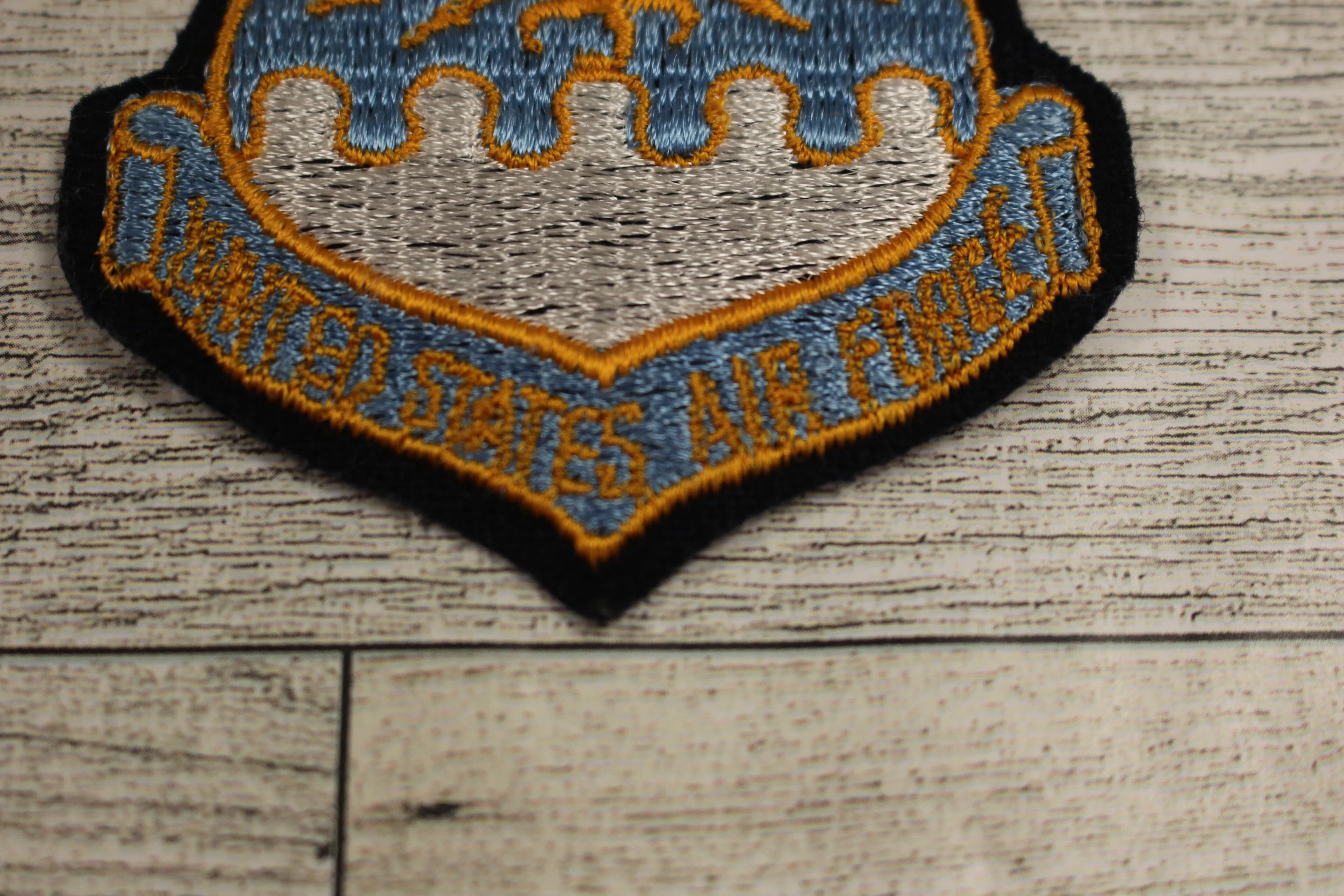 US Air Force Jacket Patch - Black Wool Variant - 4-3/4" - Used - Image 3