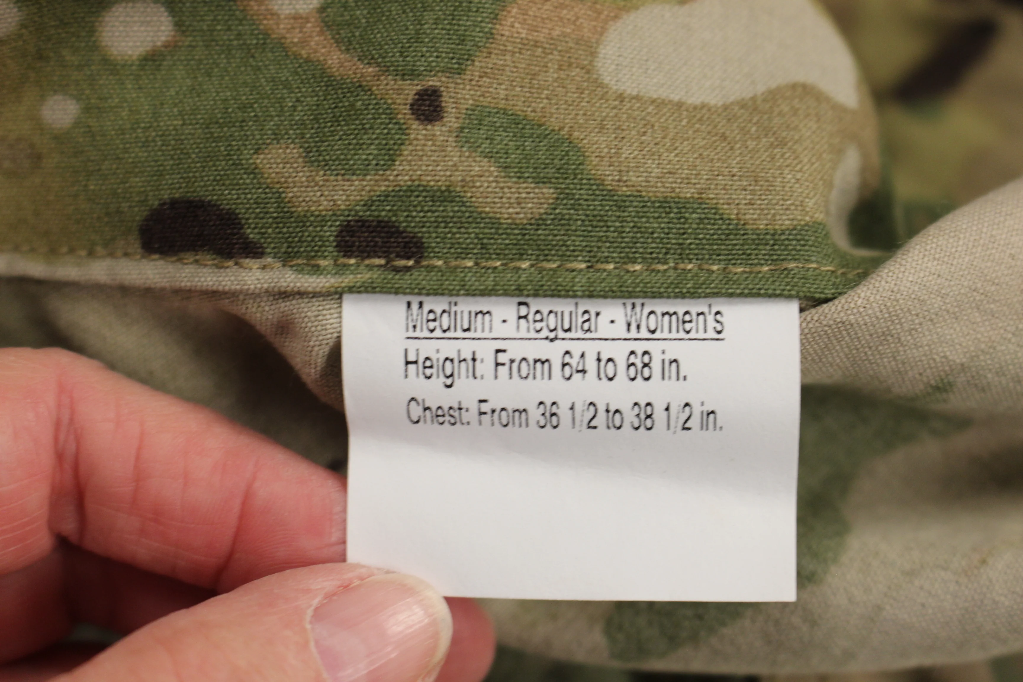 US Air Force Women's Multicam Aircrew Combat Jacket - 8415-01-526-9248 - Medium Regular - Unisex - New - Image 3