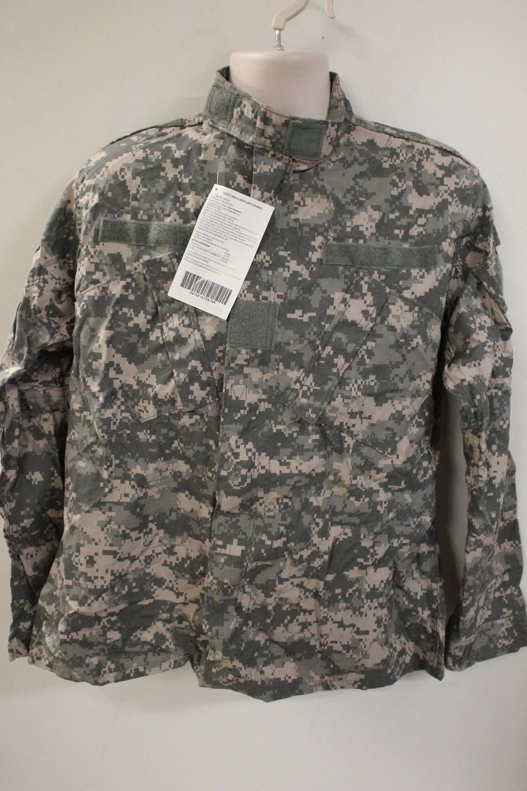 US Army ACU Combat Uniform Coat - Large Long - 8415-01-573-7379 - New