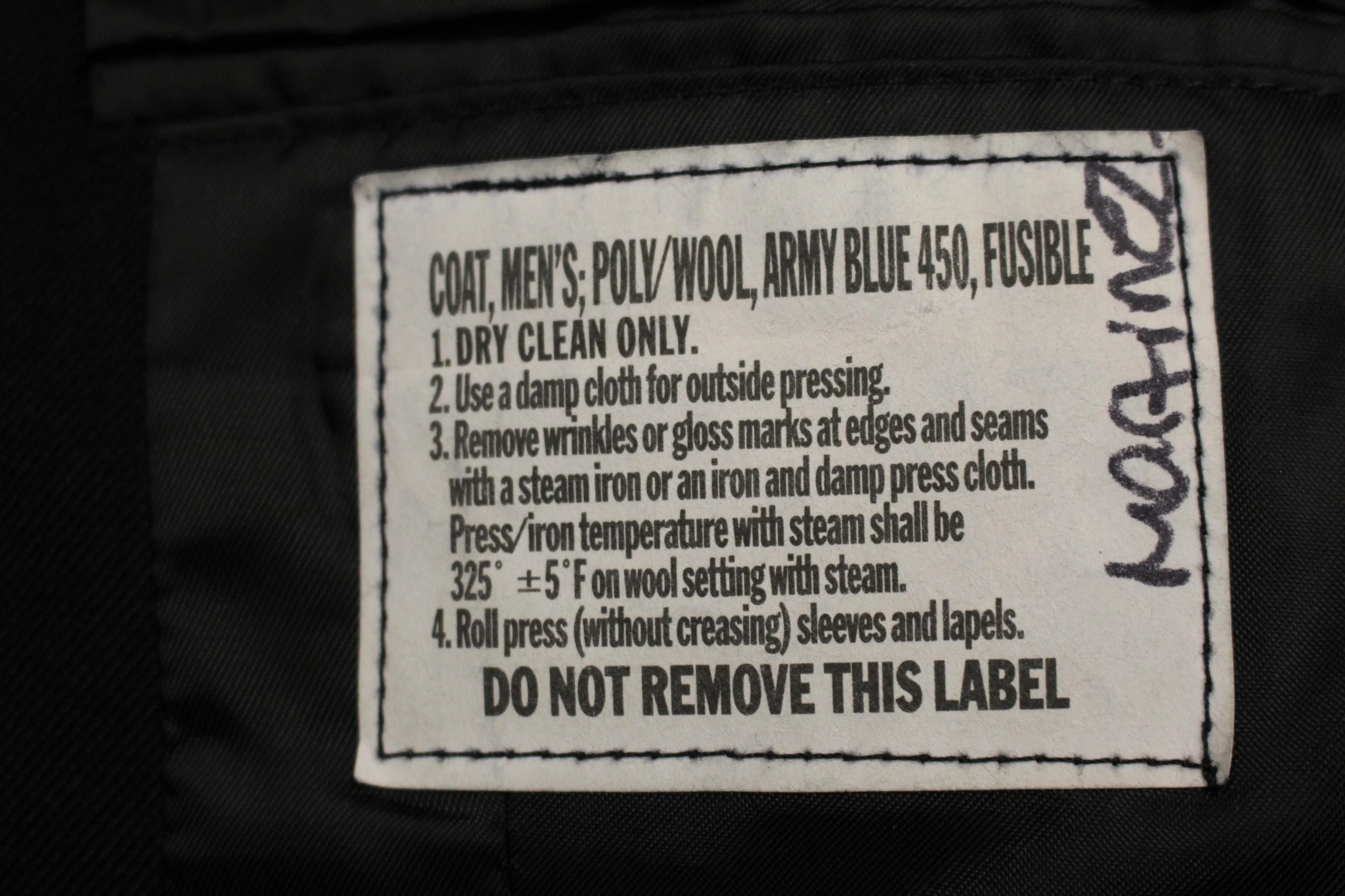US Army ASU Man's Dress Coat - Size: 38L Classic - 8405-01-552-2936 - Used - Image 5