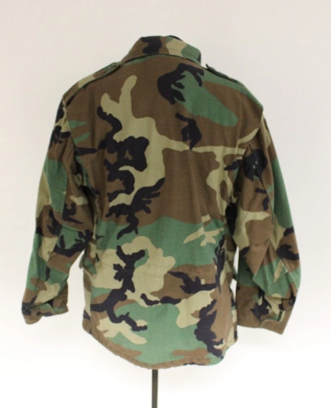 US Army M-65 Cold Weather Field Coat - Woodland - Medium Short - Used - Image 2