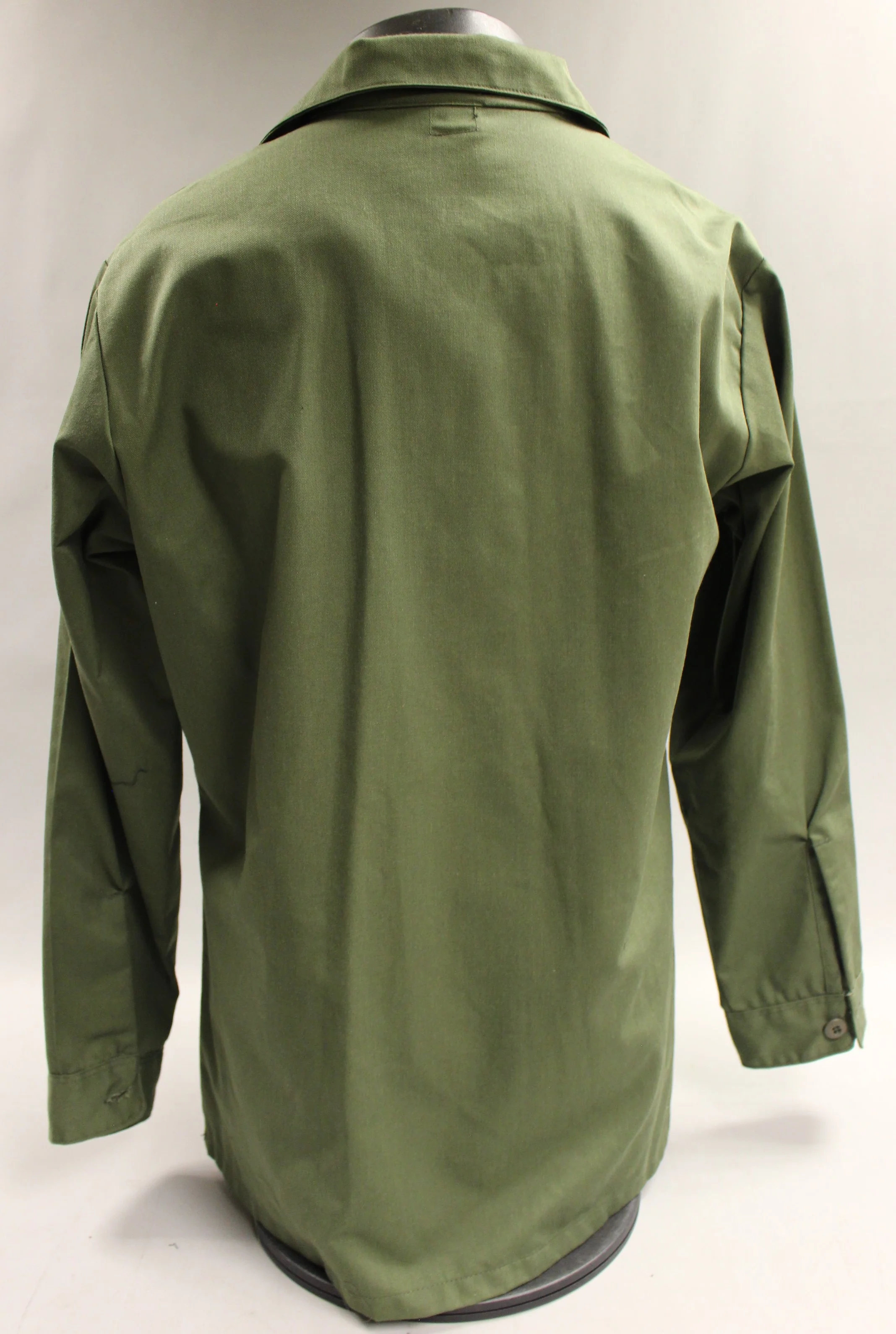 US Army Men's OD Long Sleeve Button Up Utility Shirt - Choose Size - Used - Image 3