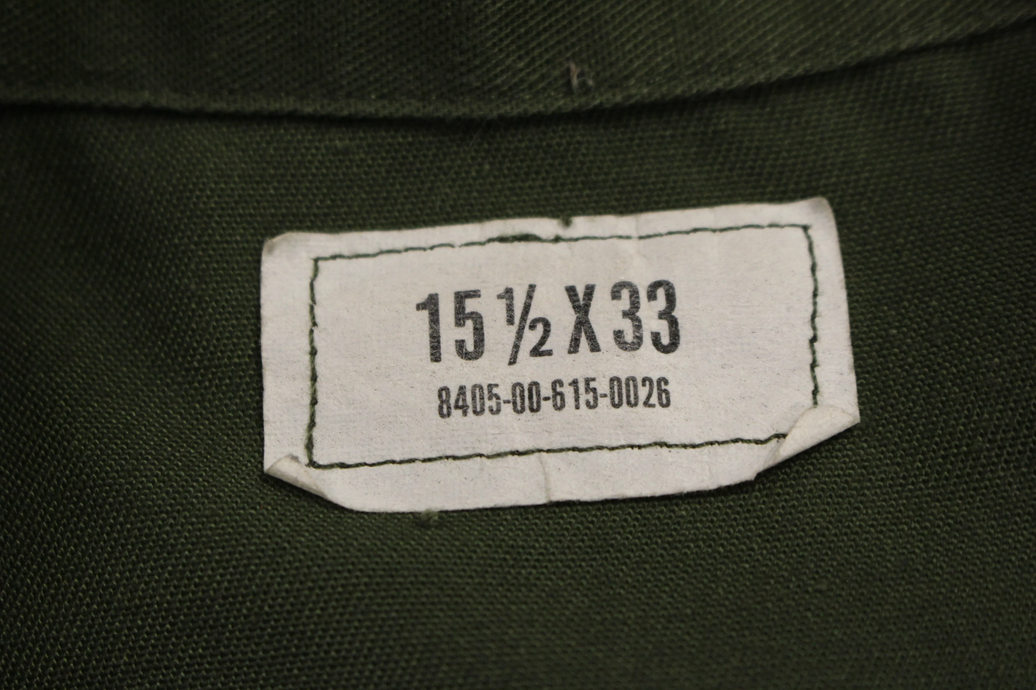 US Army Men's OD Long Sleeve Button Up Utility Shirt - Choose Size - Used - Image 4