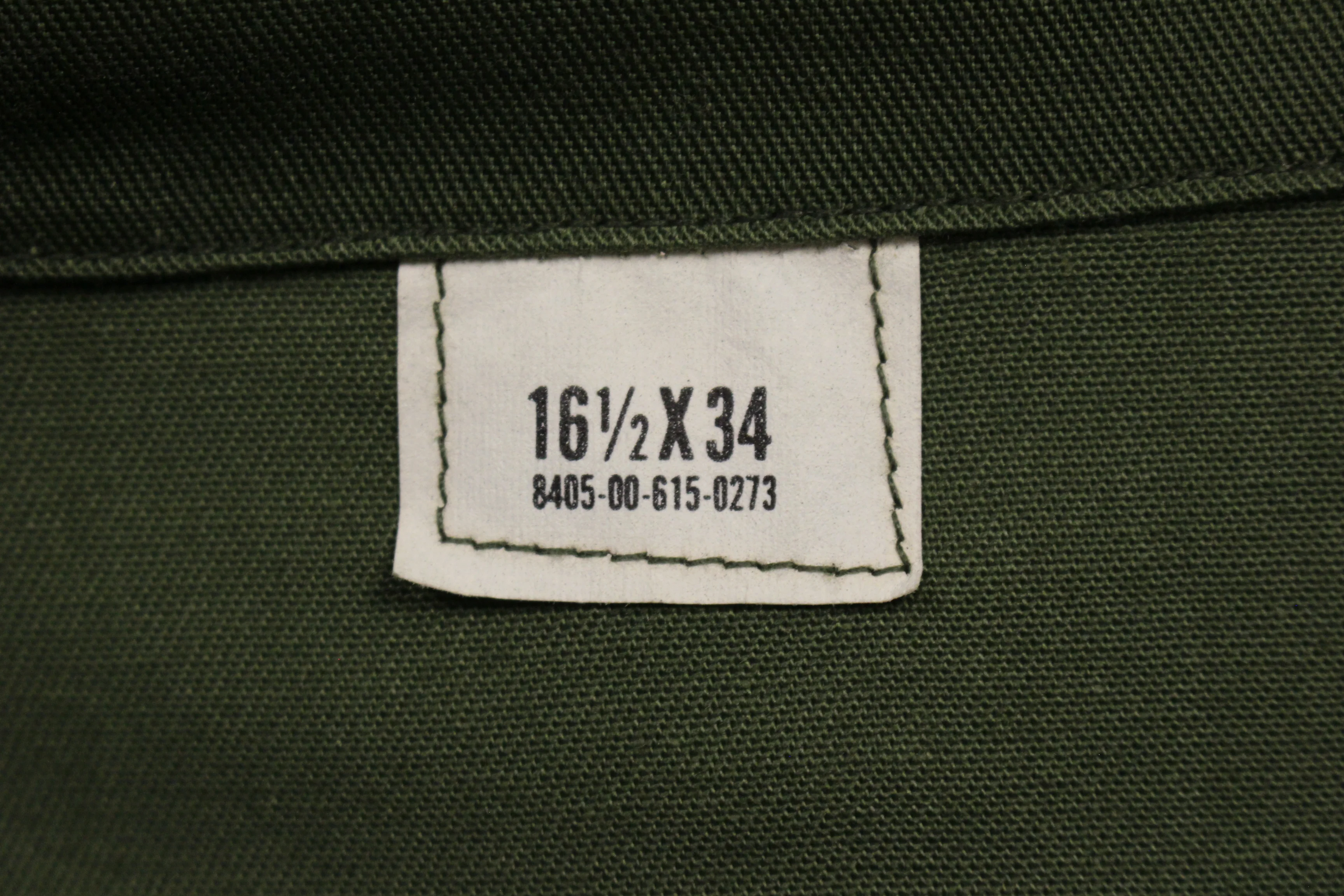 US Army Men's OD Long Sleeve Button Up Utility Shirt - Choose Size - Used - Image 5