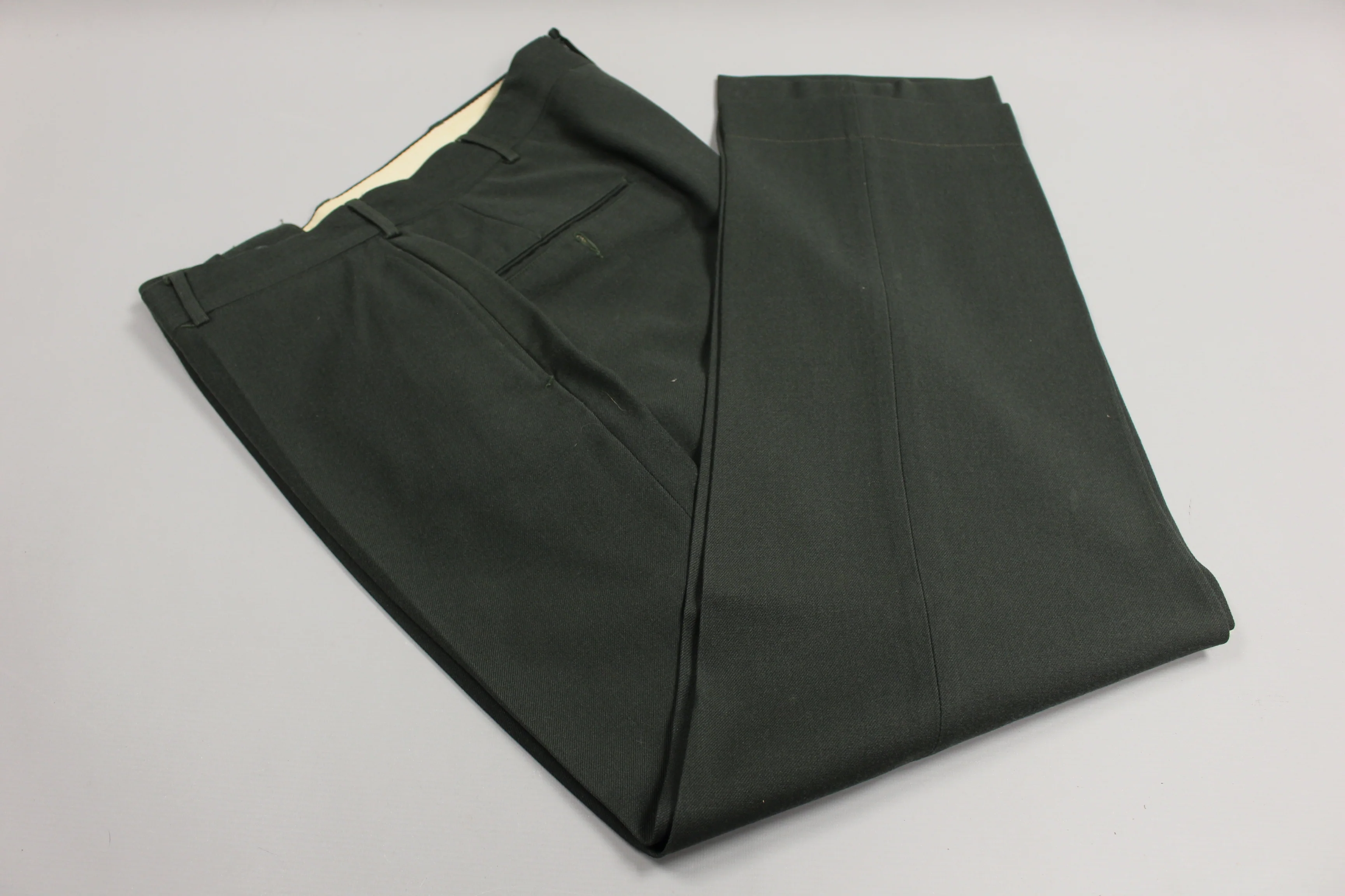 US Army Men's Tropical Poly Wool Trousers - 33L - AG-489 - Used