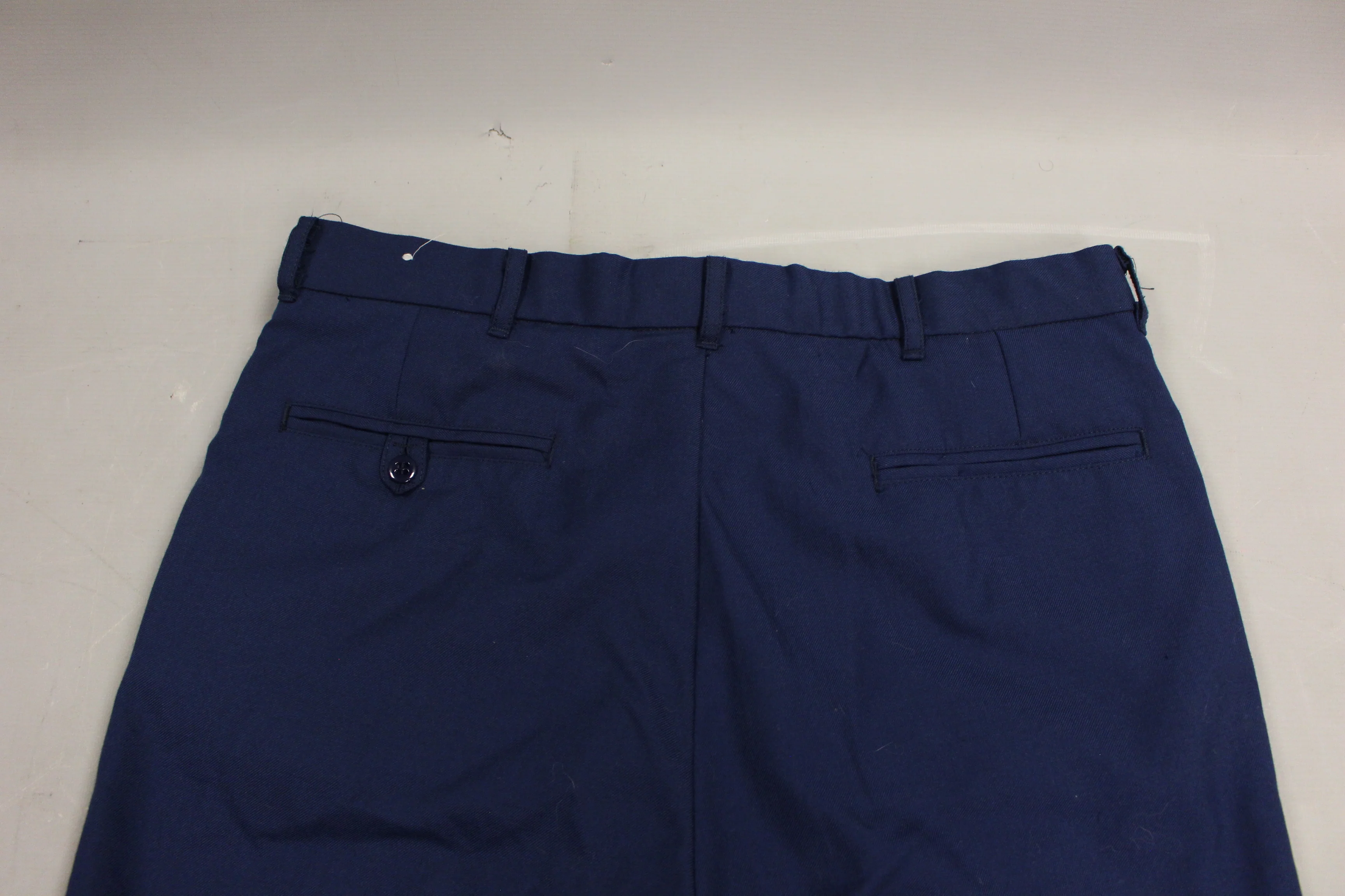 US Army Men's Tropical Poly Wool Trousers - Size: 35L-C - Used - Image 2