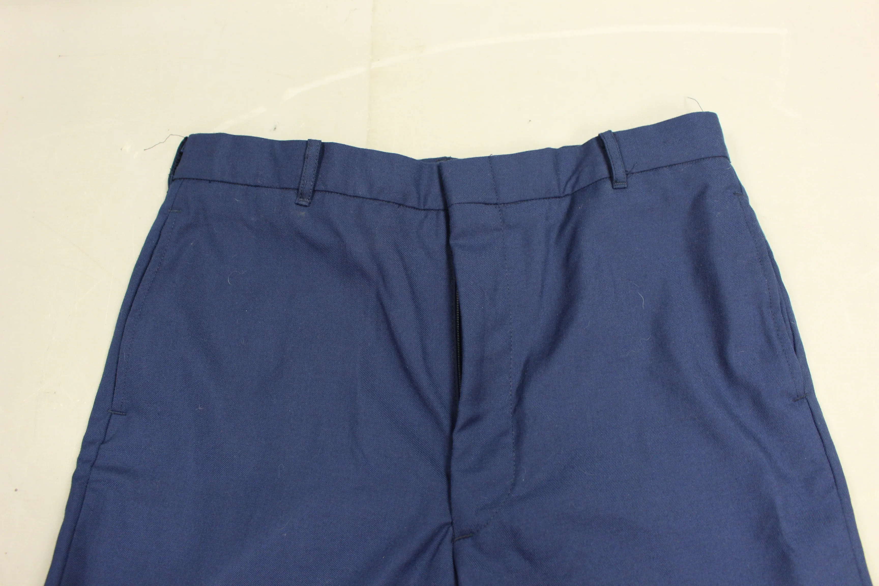 US Army Men's Tropical Poly Wool Trousers - Size: 35L-C - Used - Image 5