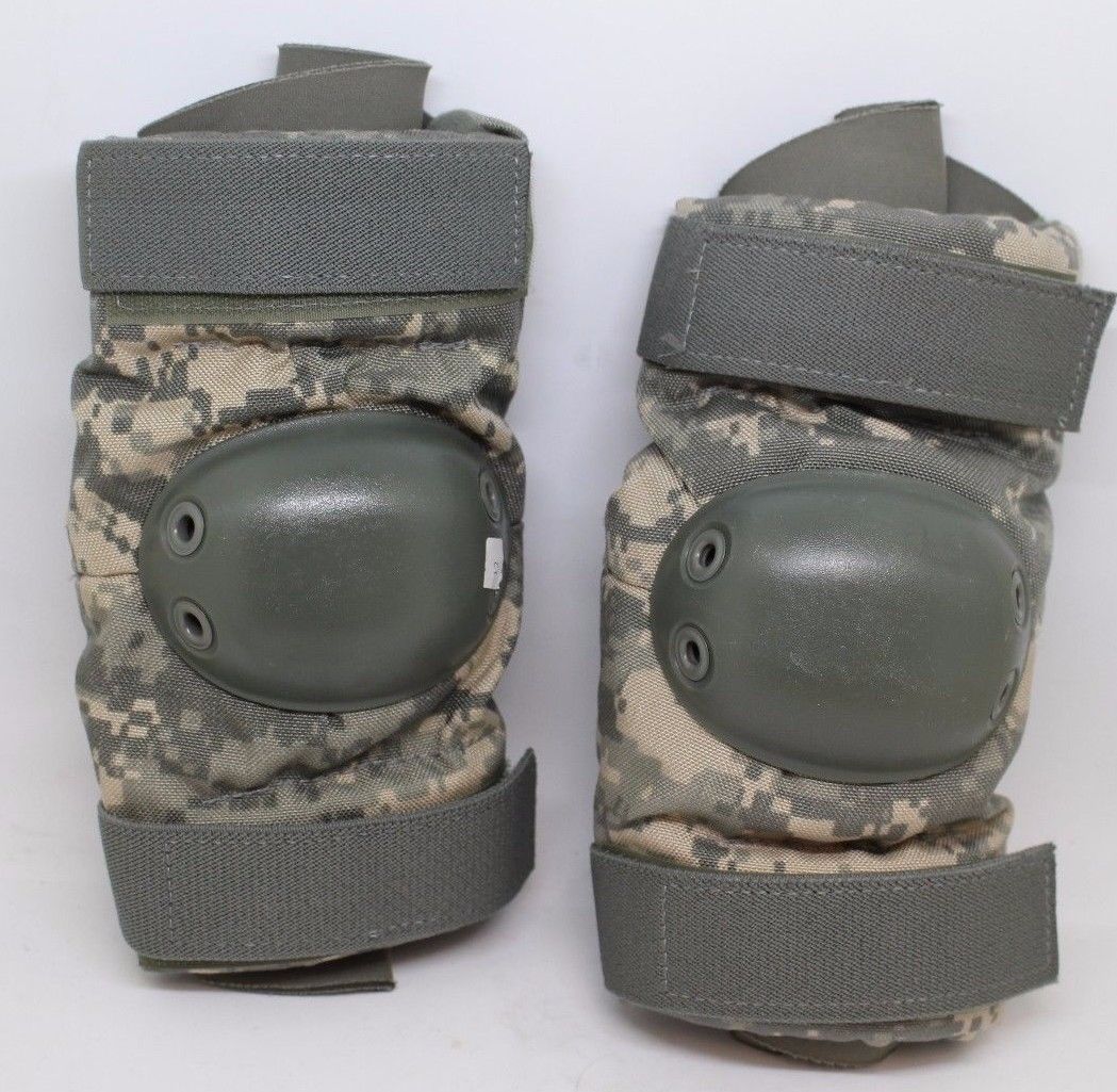 US Army Military Digital ACU Elbow Pads - 8145-01-530-2157 - Medium - New