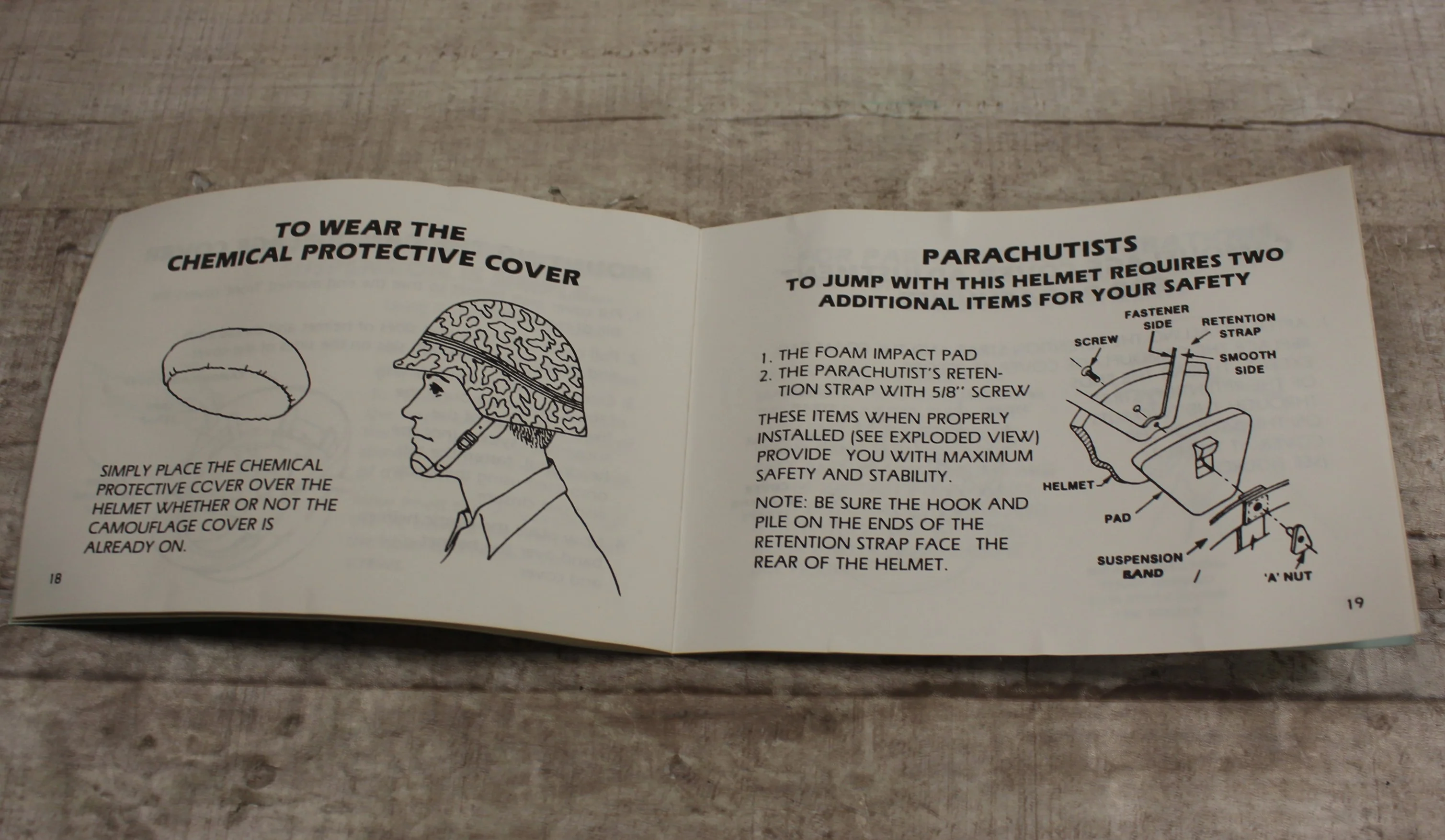 US Army Natick This is your Ballistic Helmet Booklet - Image 2