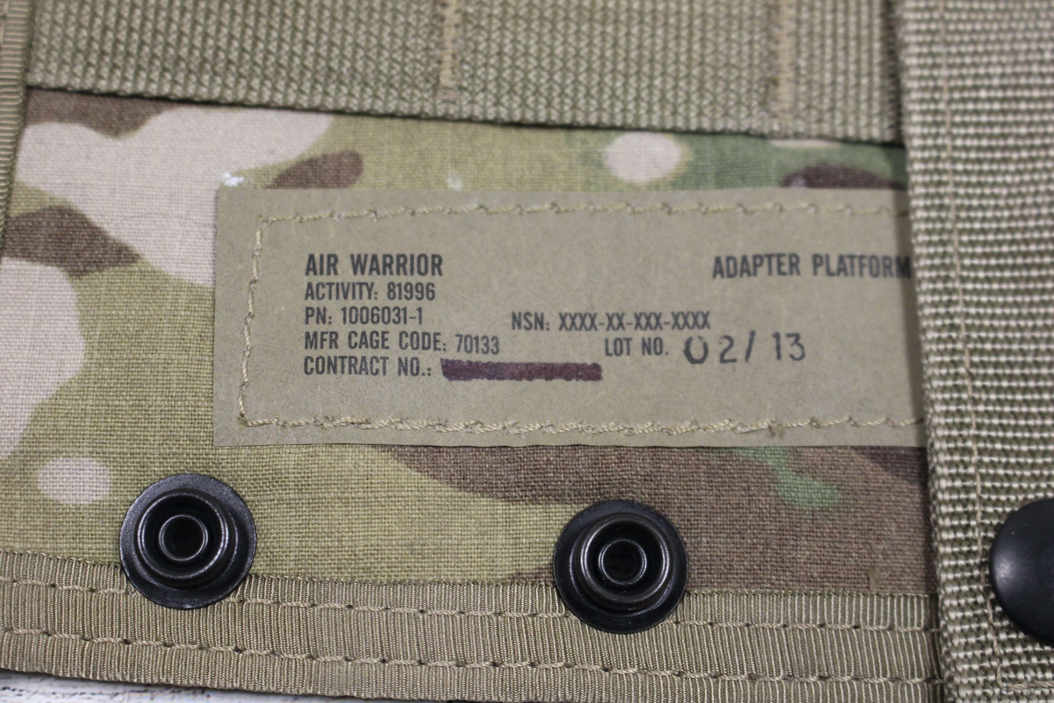 US Army OCP Air Warrior Adapter Platform - 81996 - NWOT - Image 3