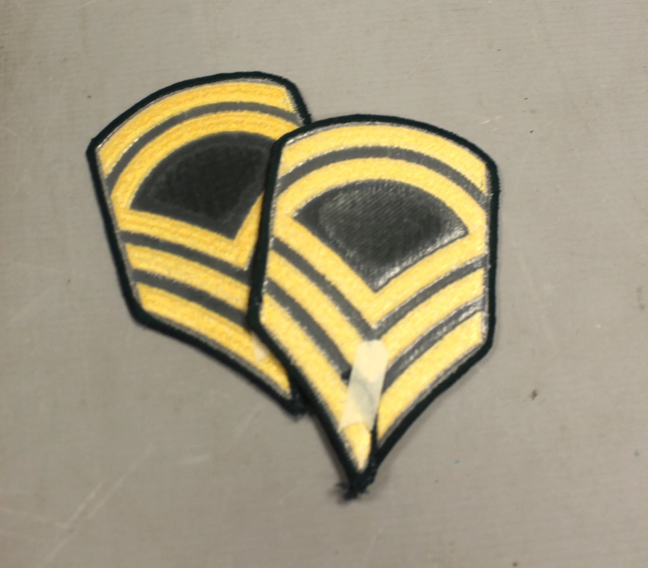 US Army Sergeant 1st Class E-7 Insignia Rank Patch - Set of 2 - Large - New - Image 2
