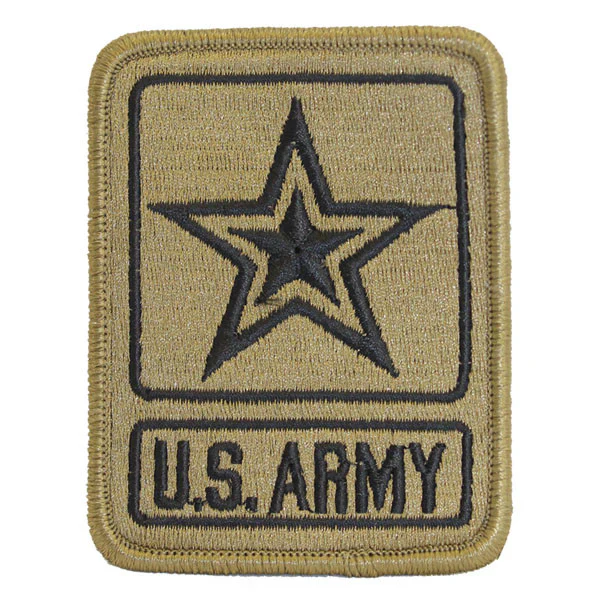US Army Star Logo Embroidered OCP Patch - Hook Backing - Used
