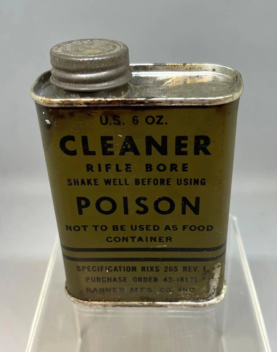 US Army WWII Rifle Bore Cleaner - 6 Oz - Sealed - Choose Grade B, C, D - Image 3