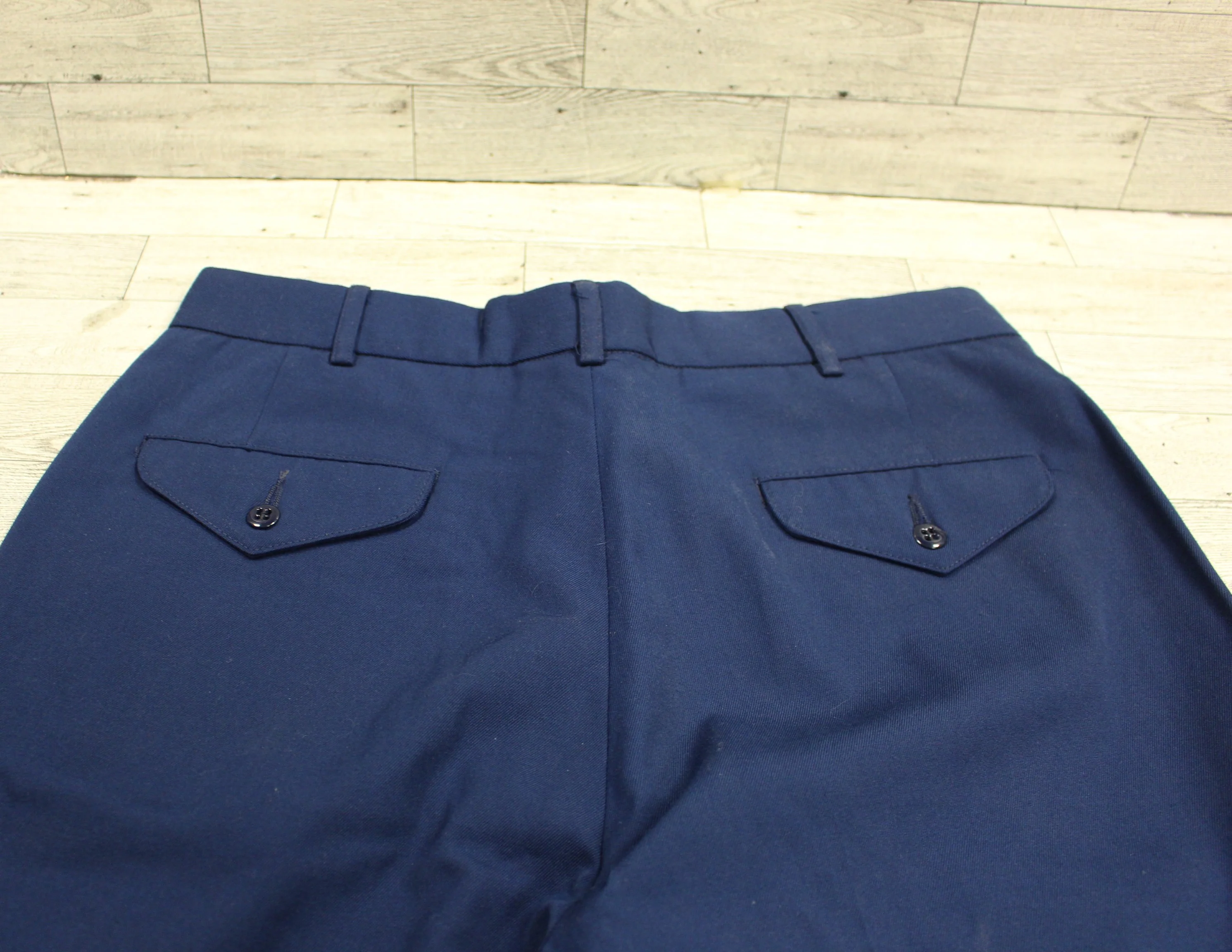 US Marine Blue Trousers, Size: 30R - 8405-01-280-0116 - Used - Image 2
