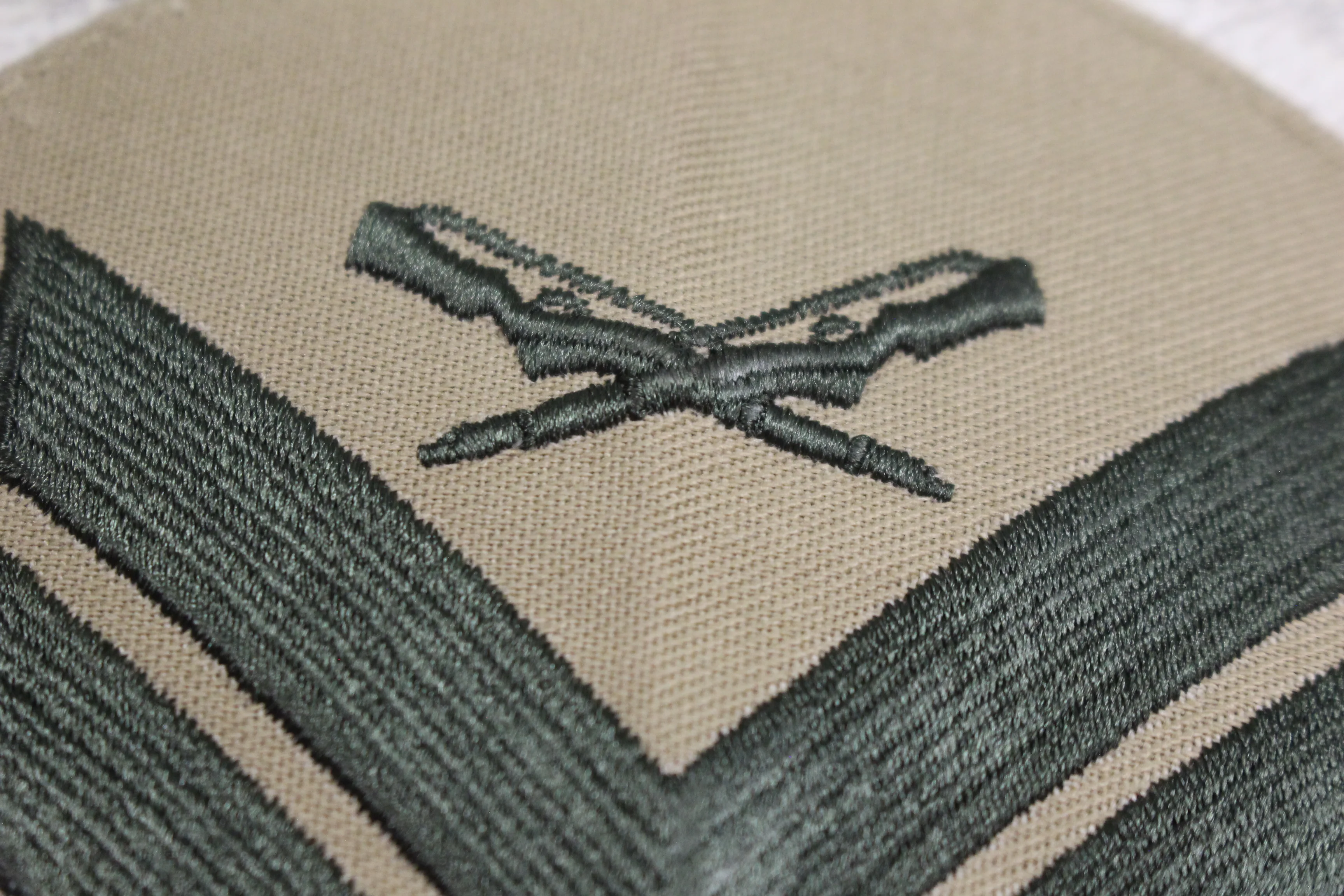 US Marine Corporal E-4 Patch - Set of 2 - Used - Image 3