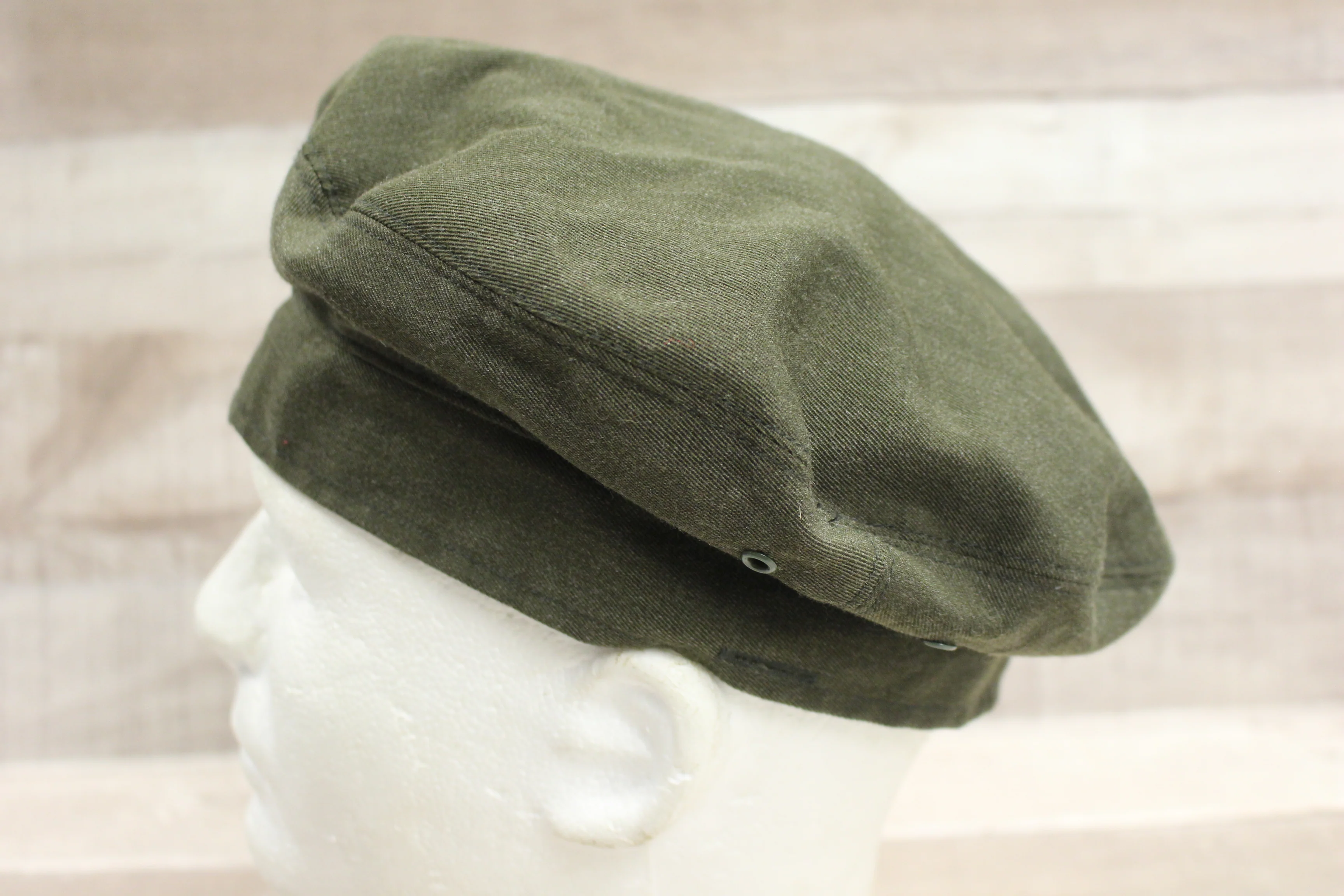 US Marine Man's Service Cap Crown - Type III - Green - Size 7 - Used
