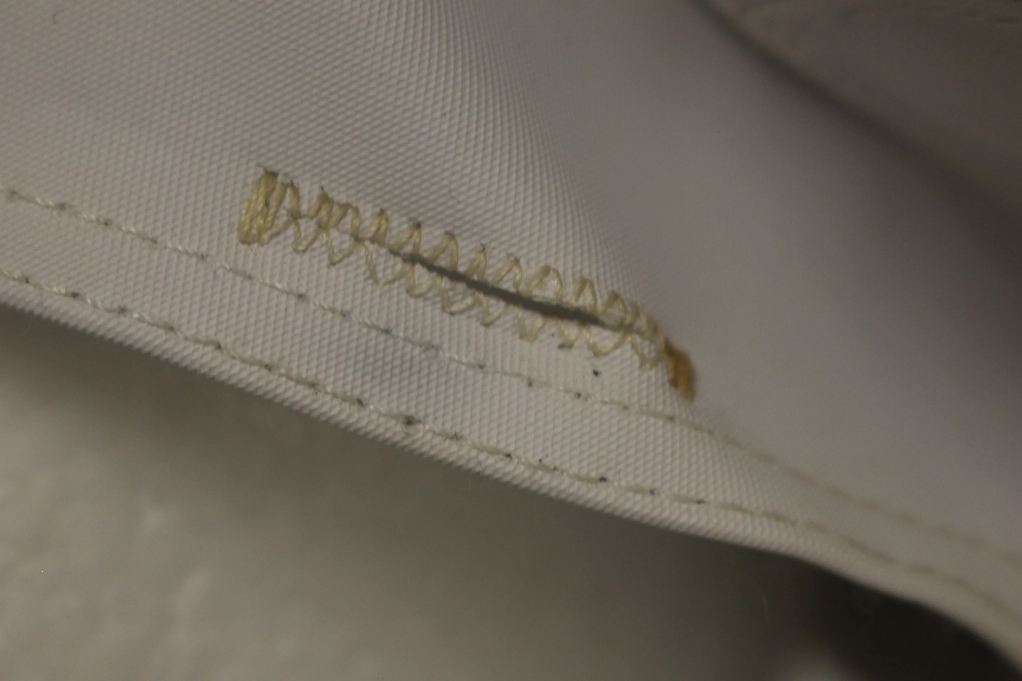 US Marine Men's White Service Cap Crown - Type 1 - Size 7 - Used (#2) - Image 8