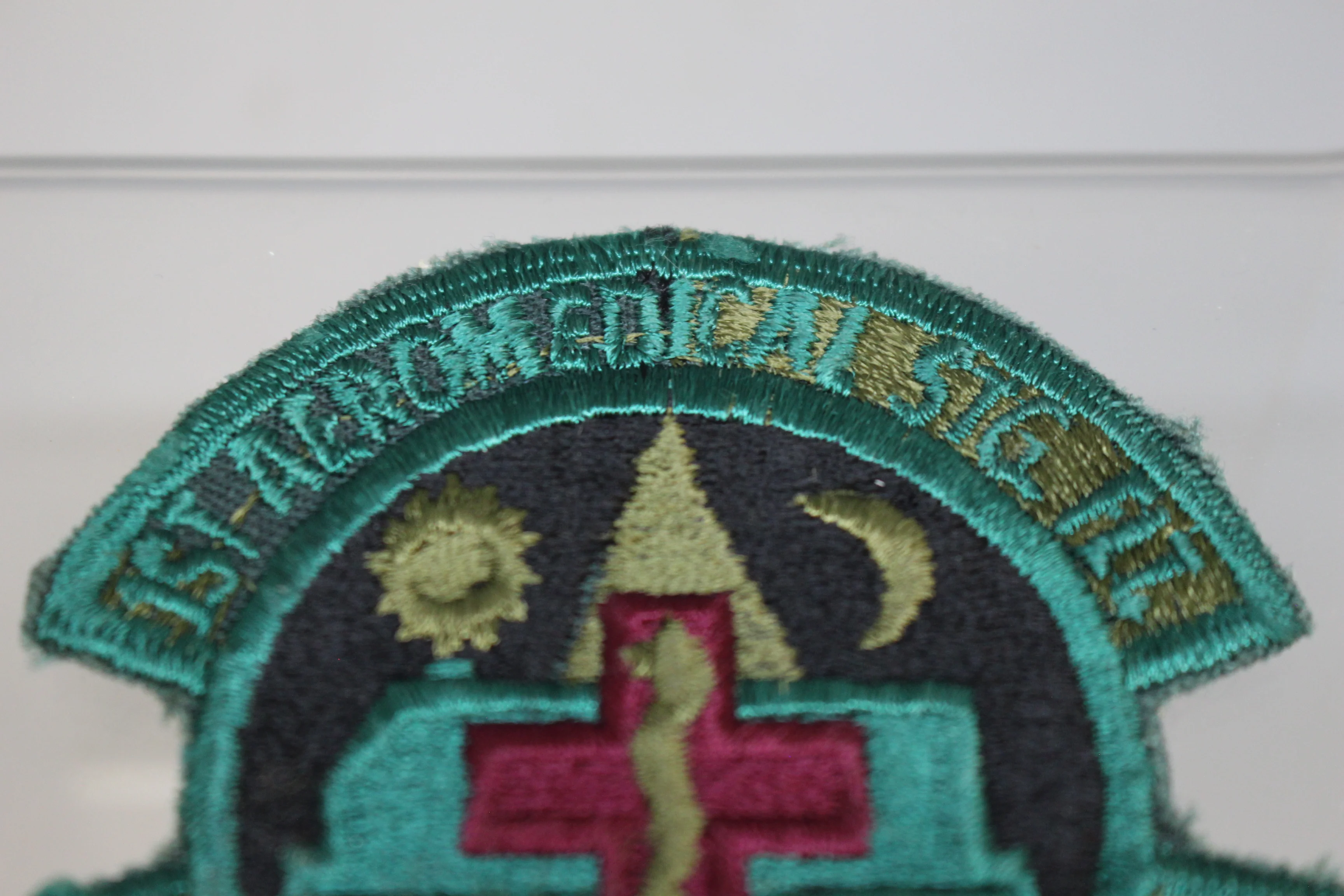 US Military 1st Aeromedical STG FLT Embroidered Patch - Used - Image 3
