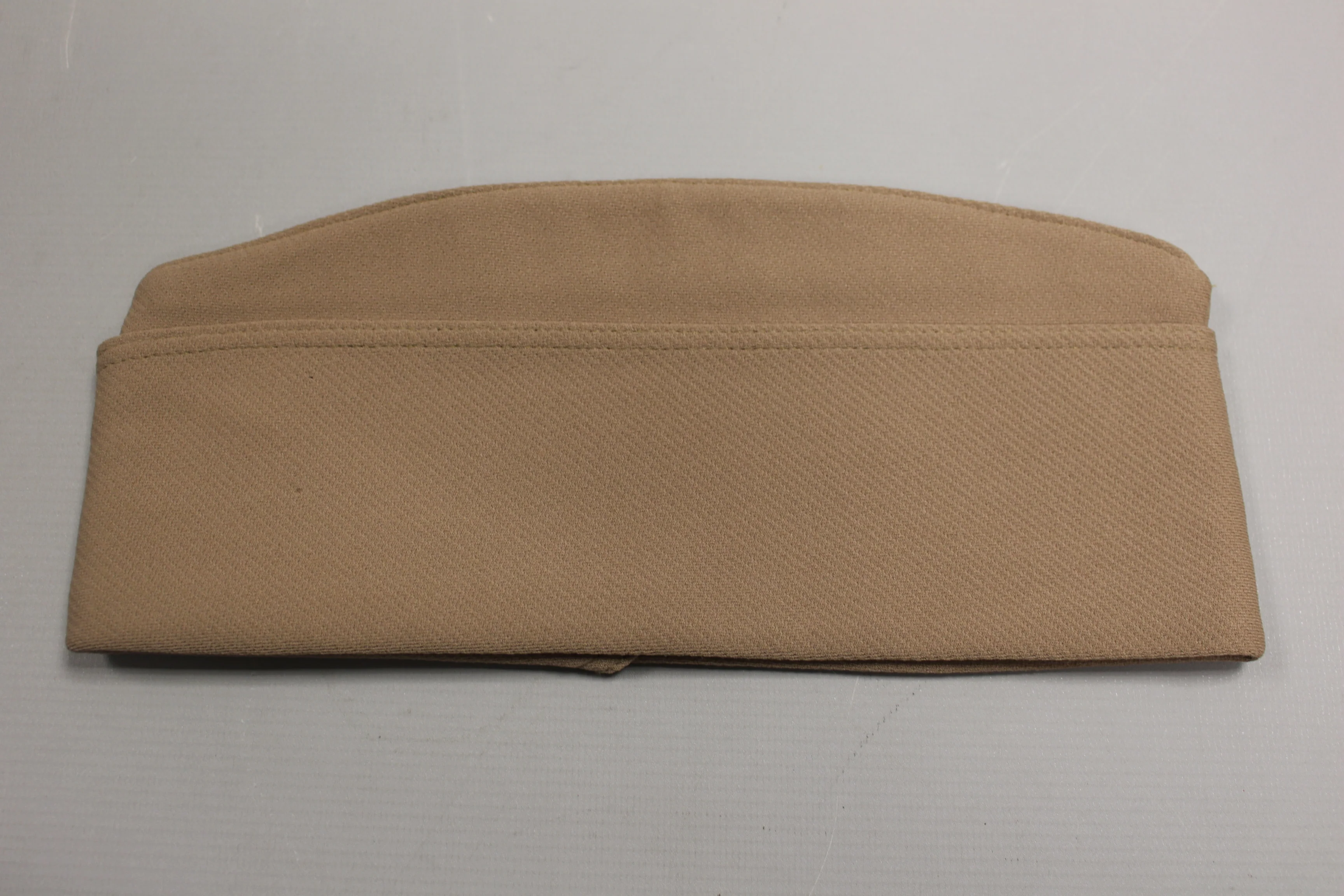 US Military Man's Tan Garrison Cap - Size 6-5/8 - Used - Image 2