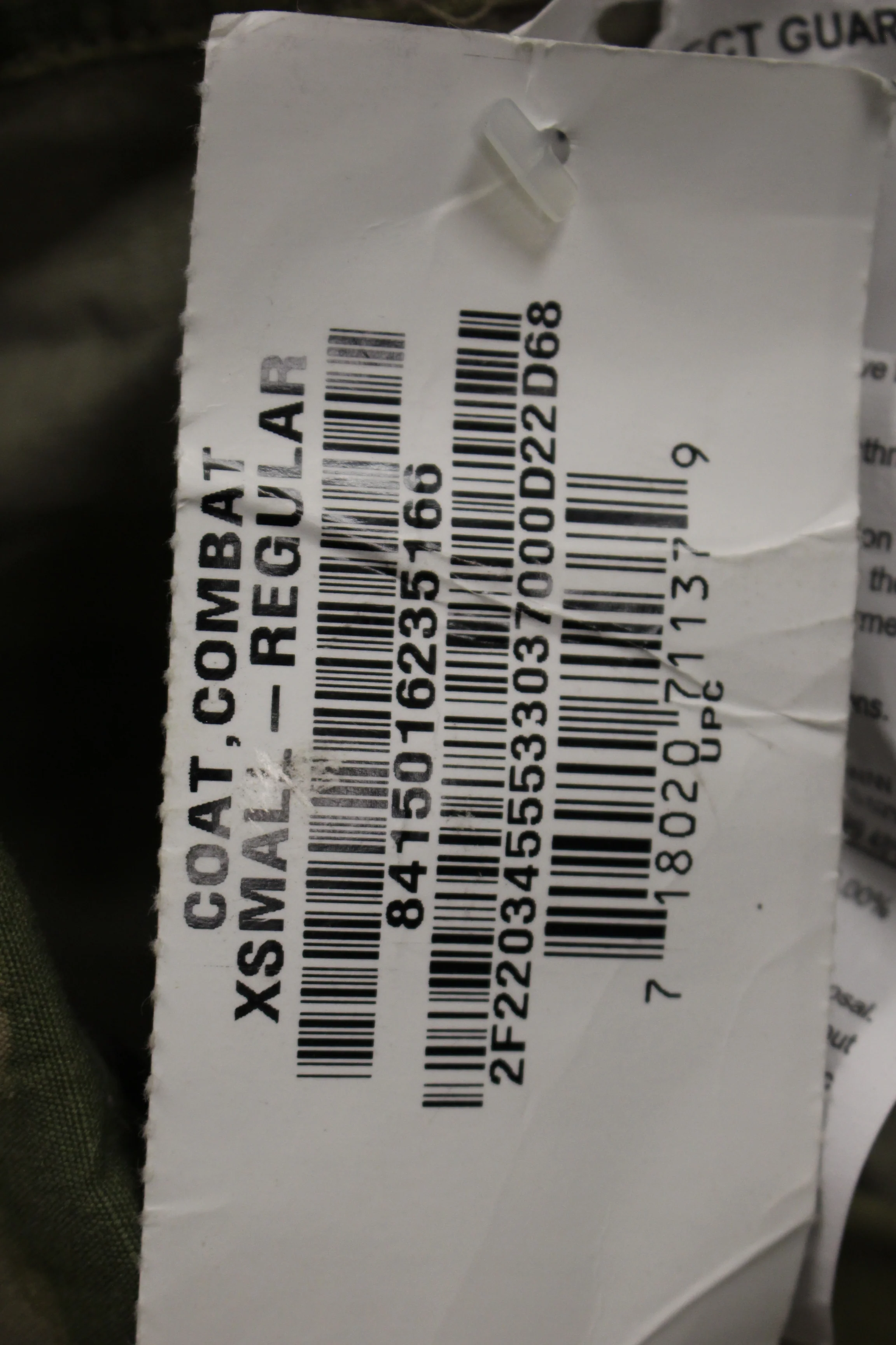 US Military Multicam Combat IR Uniform Coat, 8415-01-579-9759 -Small Short - New - Image 3