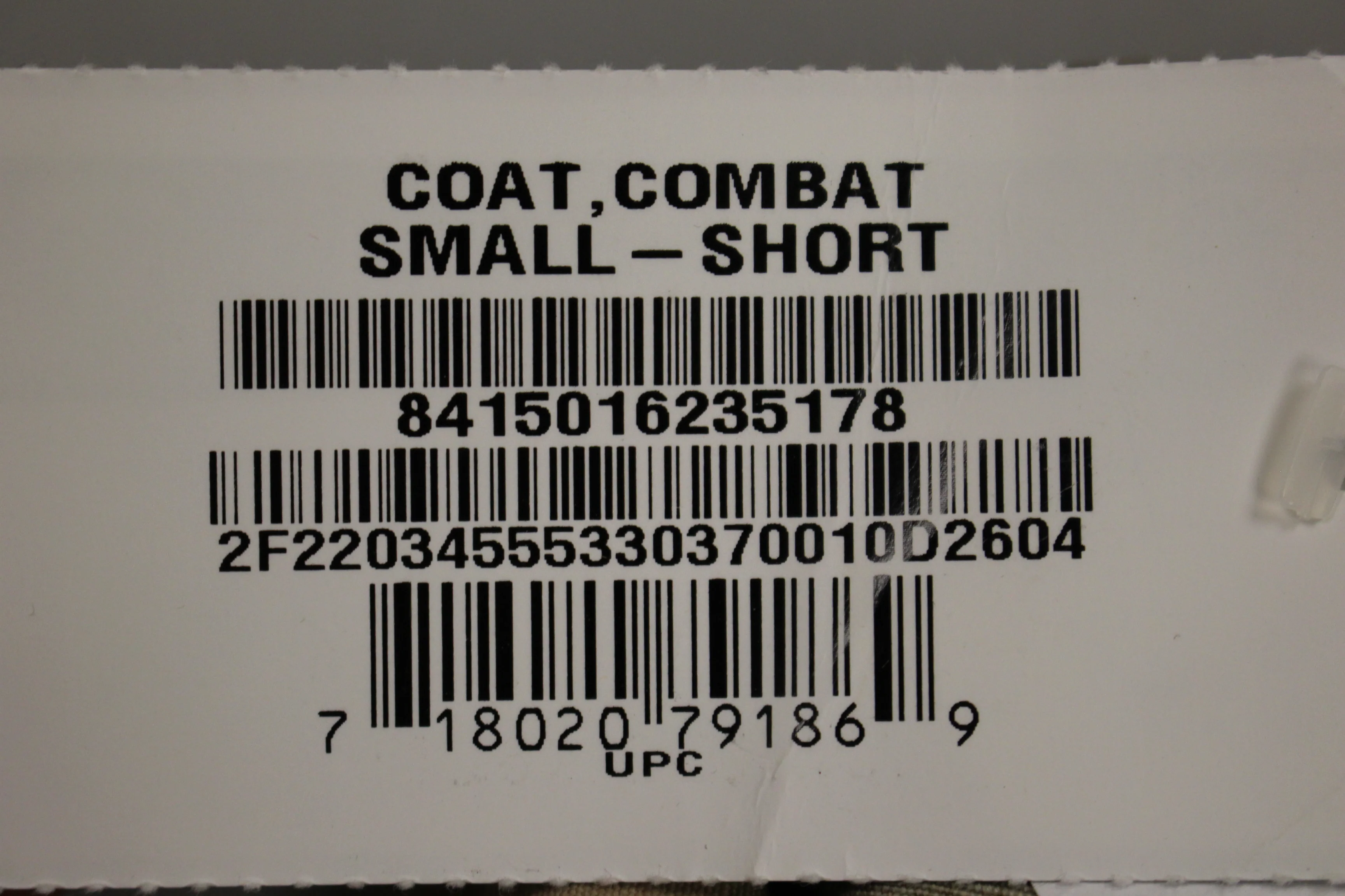 US Military OCP Combat Uniform Coat, 8415-01-623-5178, Small Short, New - Image 5