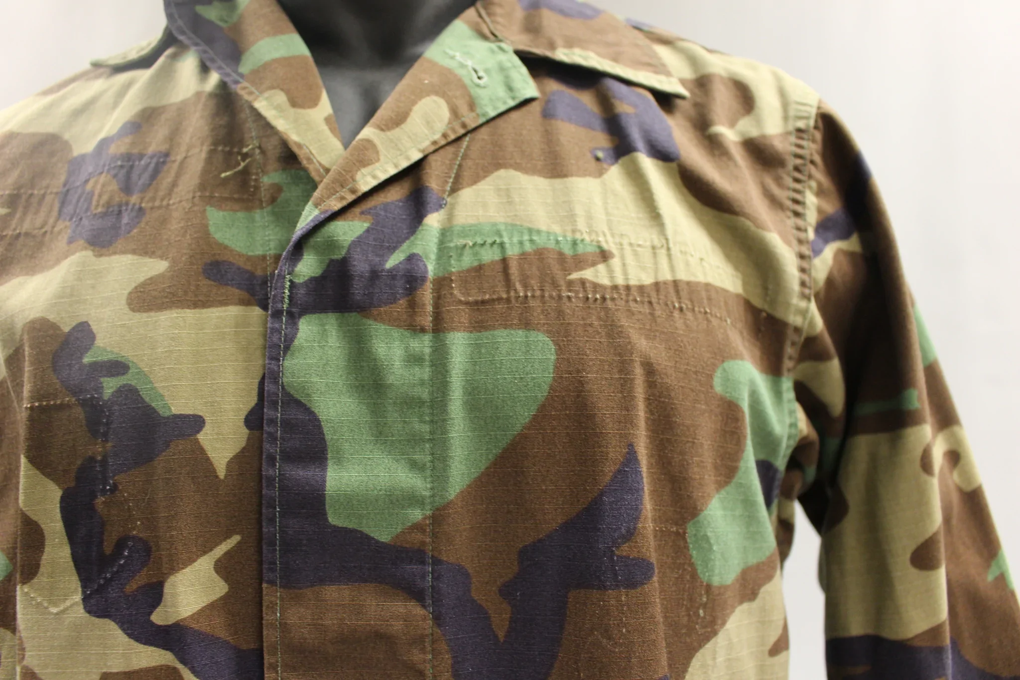 US Military Woodland BDU Blouse / Jacket - Choose Size Small Medium Large - Used - Image 3