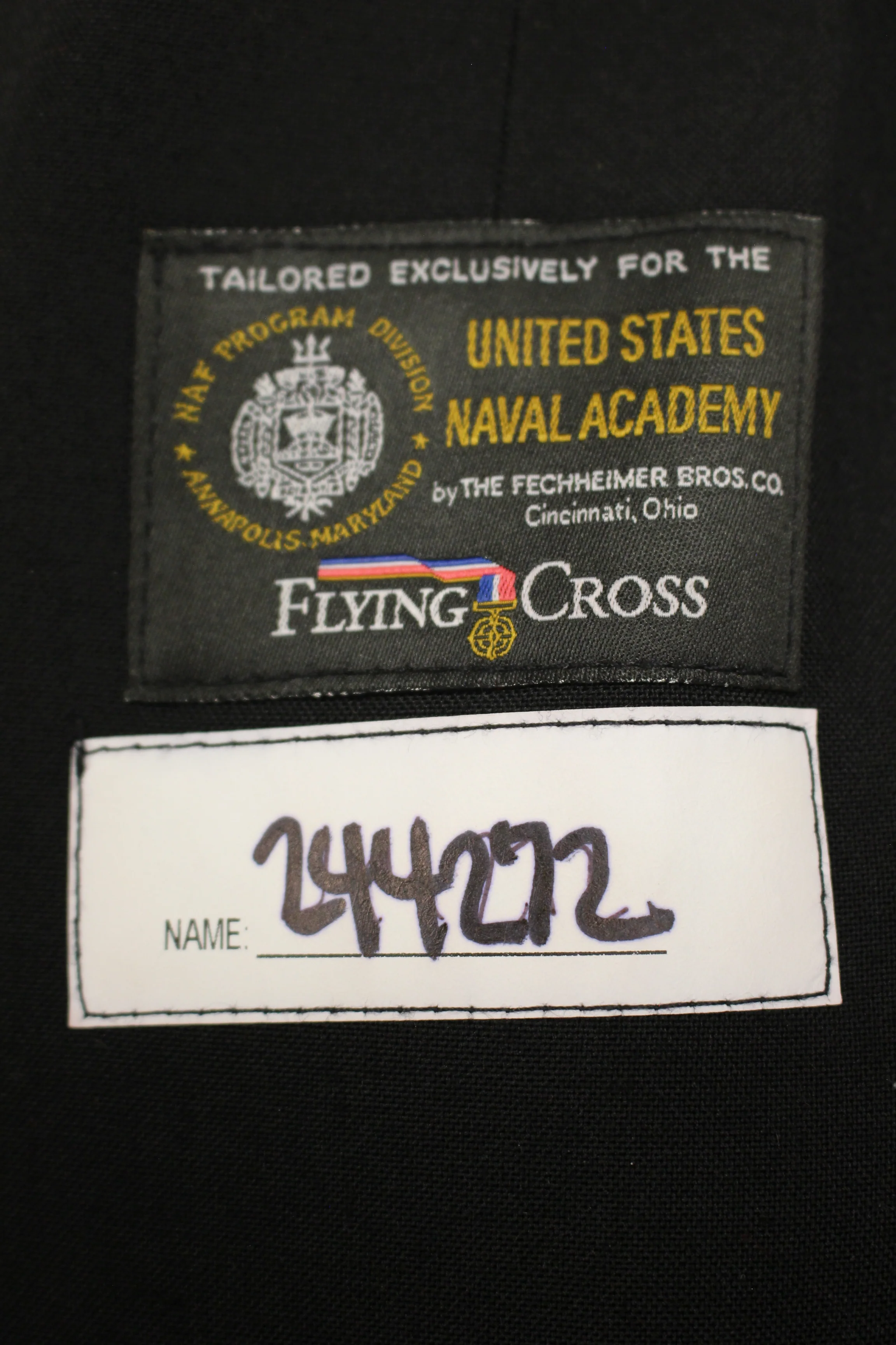 US Naval Academy Flying Cross Dress Jacket - Size: 18 Tall - Used - Image 4