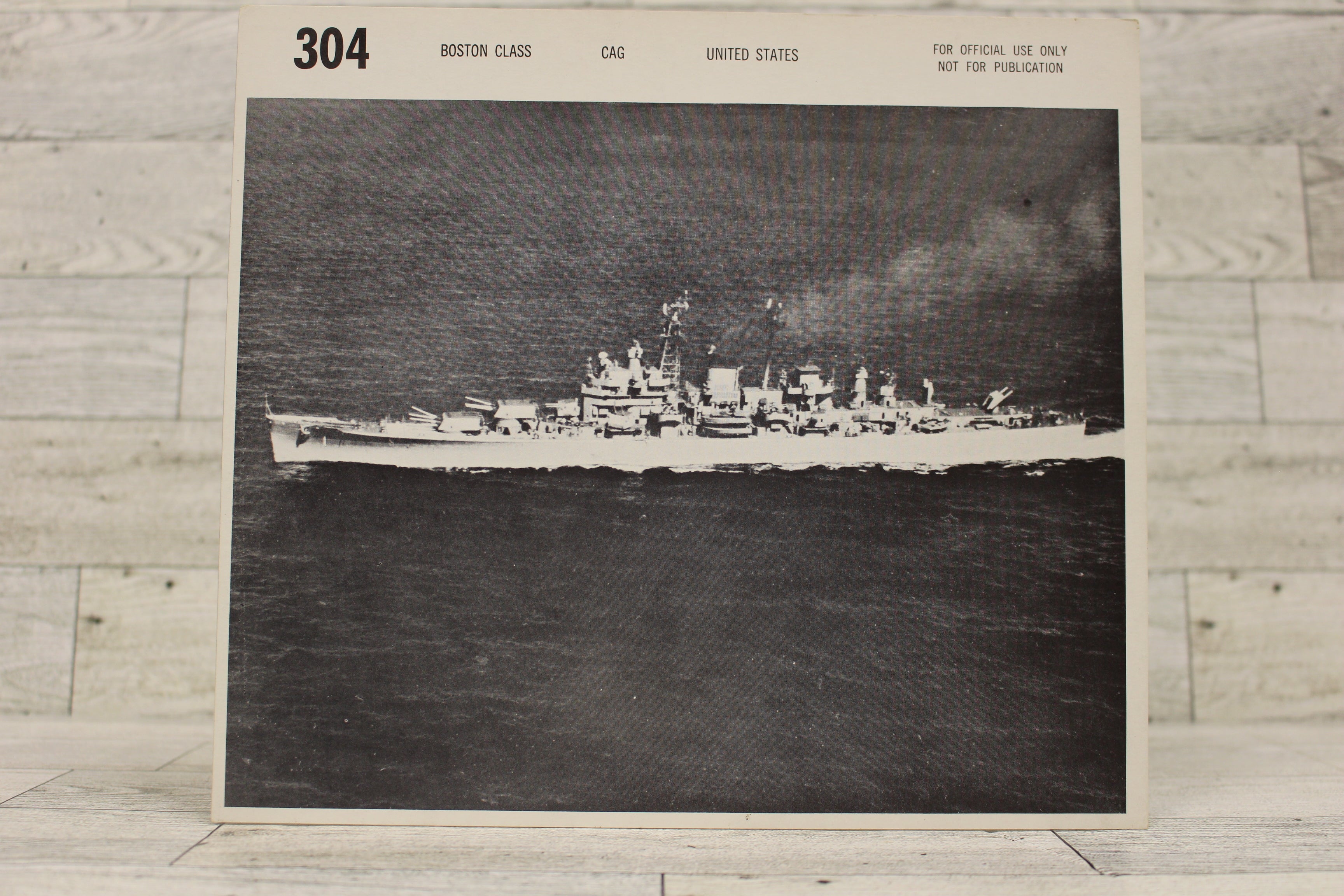 US Naval Cruiser Battleship Vessels & Aircraft ID Identification Cards - You Pick - Image 5