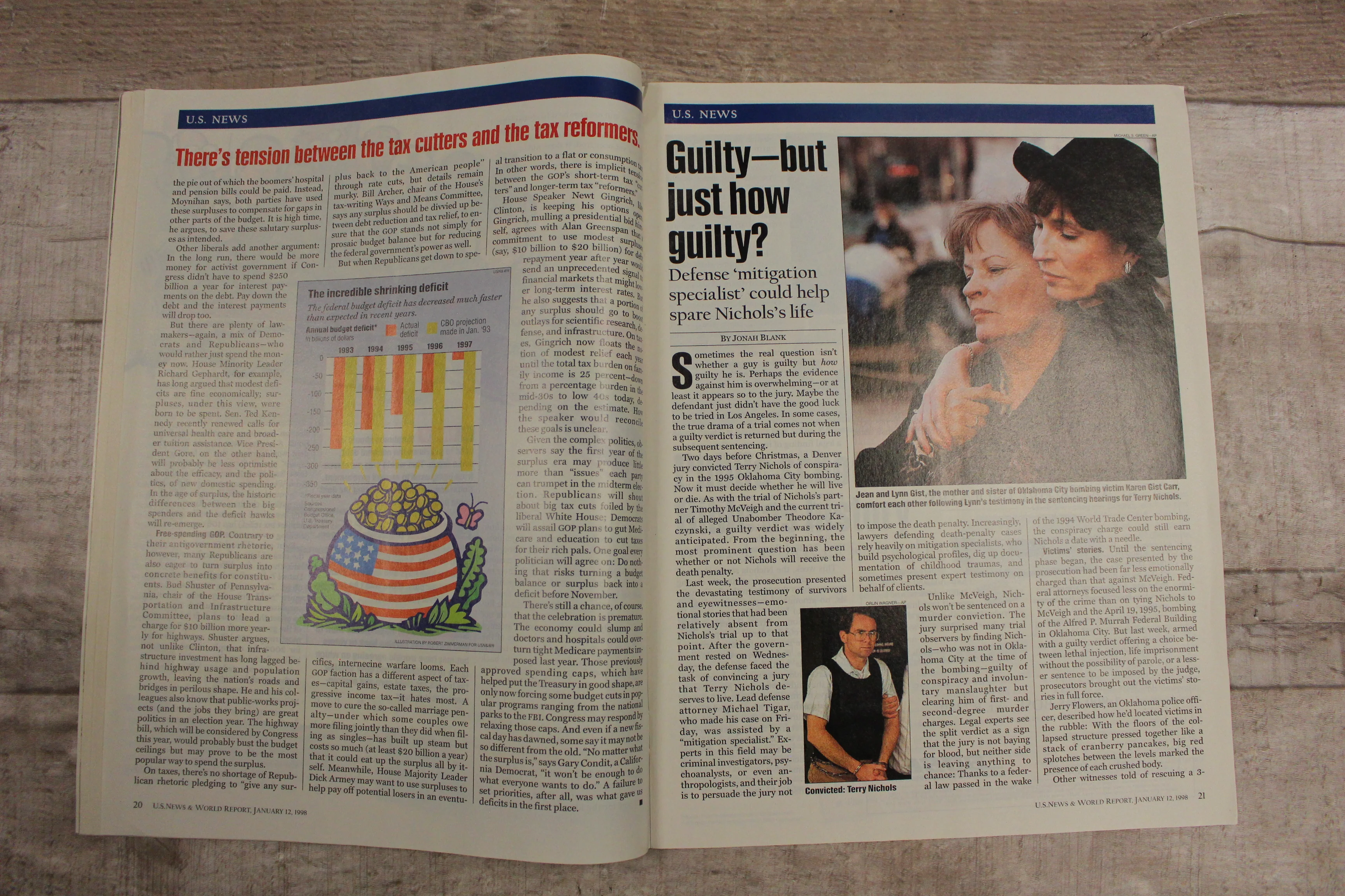 US News & World Report Magazine The New Truth About Fat -January 12, 1998 -Used - Image 2