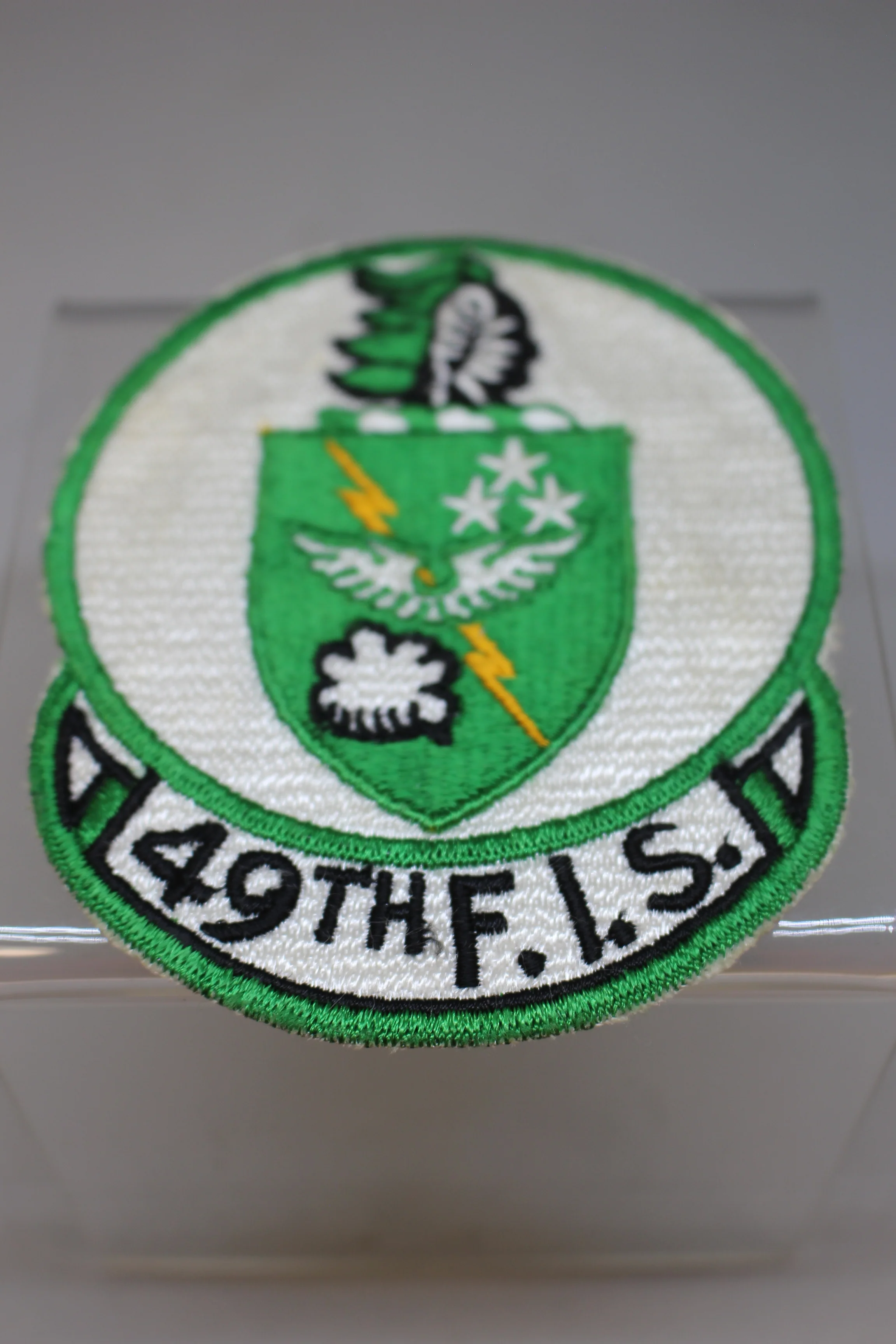 USAF 49th Fighter Interceptor Squadron Patch - Sew On - 4.5" x 3.75" - Used