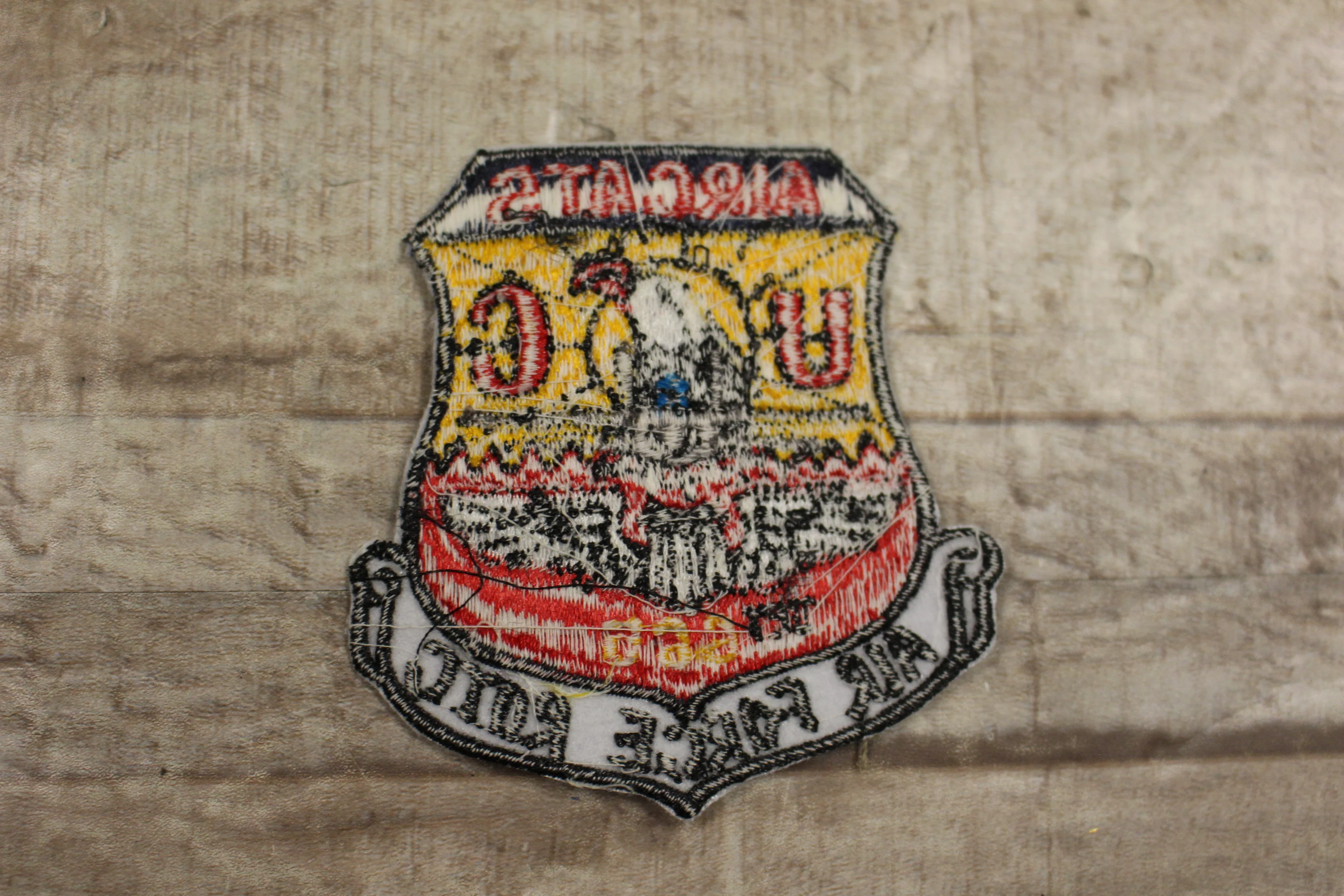 USAF US Air Force ROTC Aircats 665 Sew On Patch -Used - Image 2