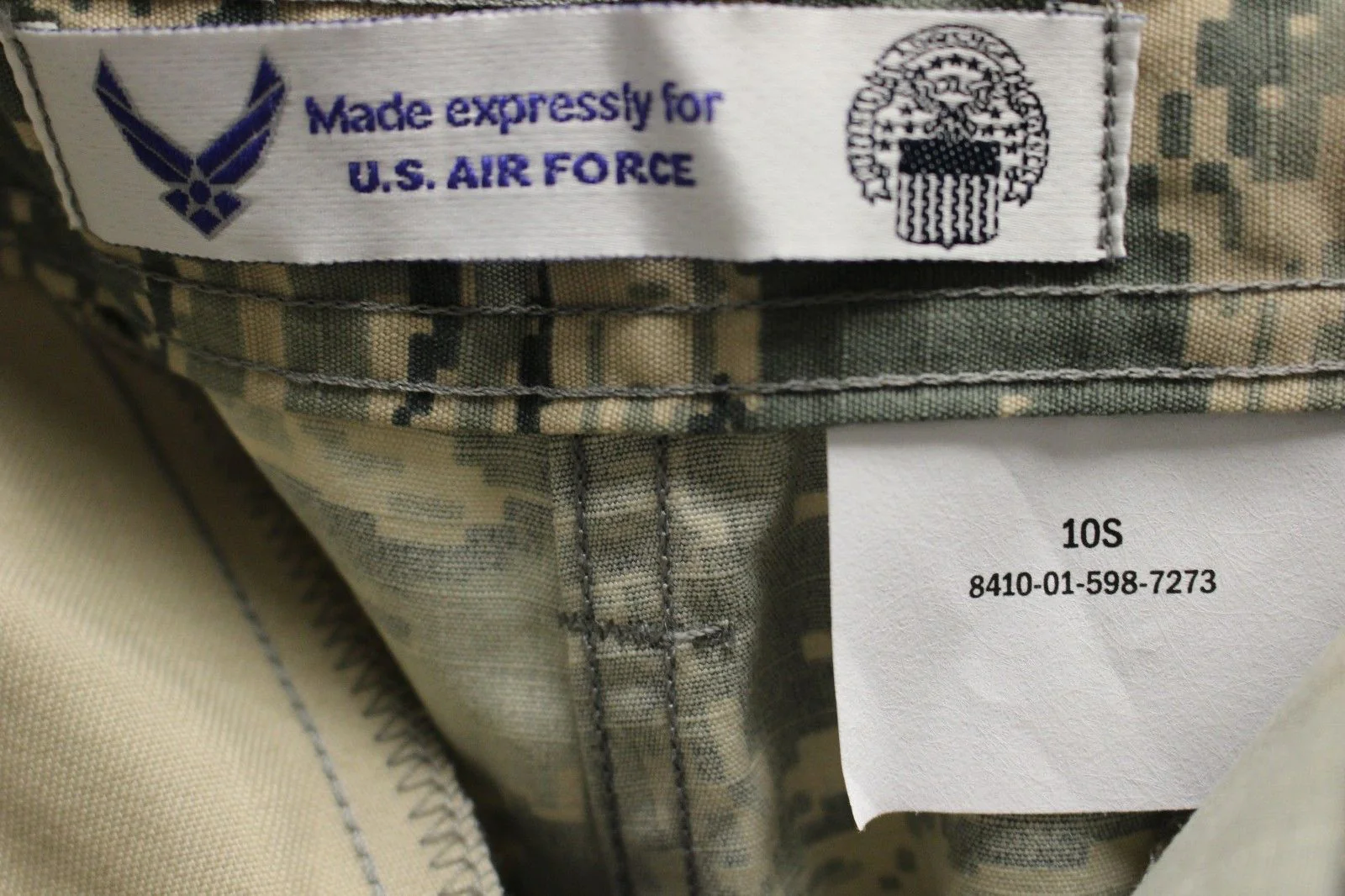 USAF Women's Utility Trousers, Digital Tiger, 10S, NSN 8410-01-598-7273, New - Image 7