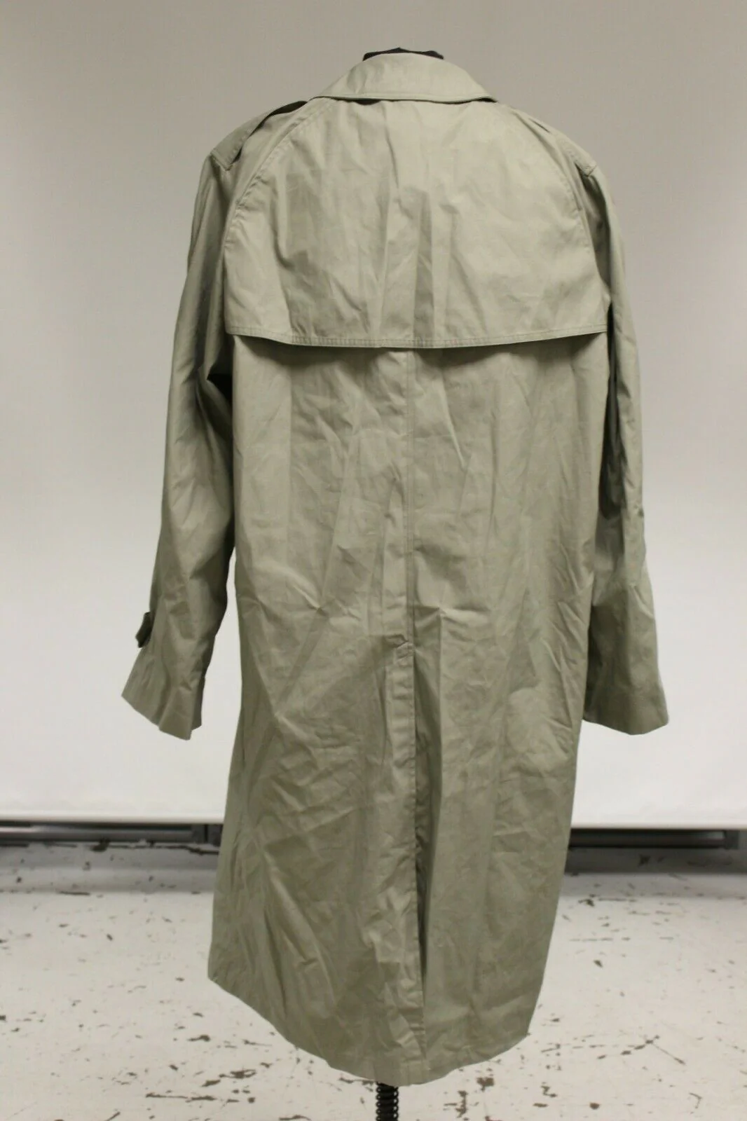USMC Marine Men's All-Weather Pewter Trench Coat With Liner - 42 Short -Used - Image 2