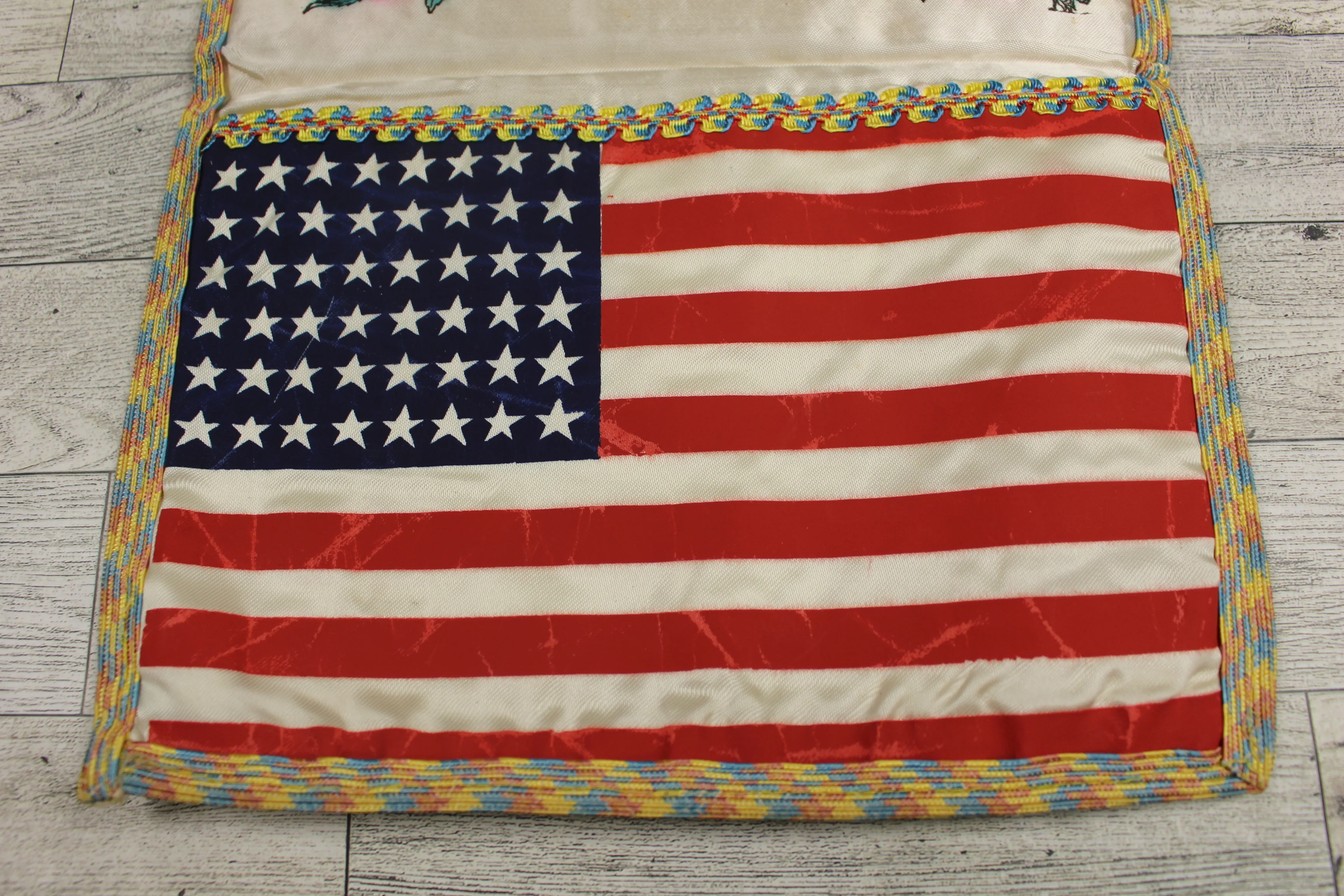 USMC WWII Forget-Me-Not Pillow/Cover - Used - Image 2