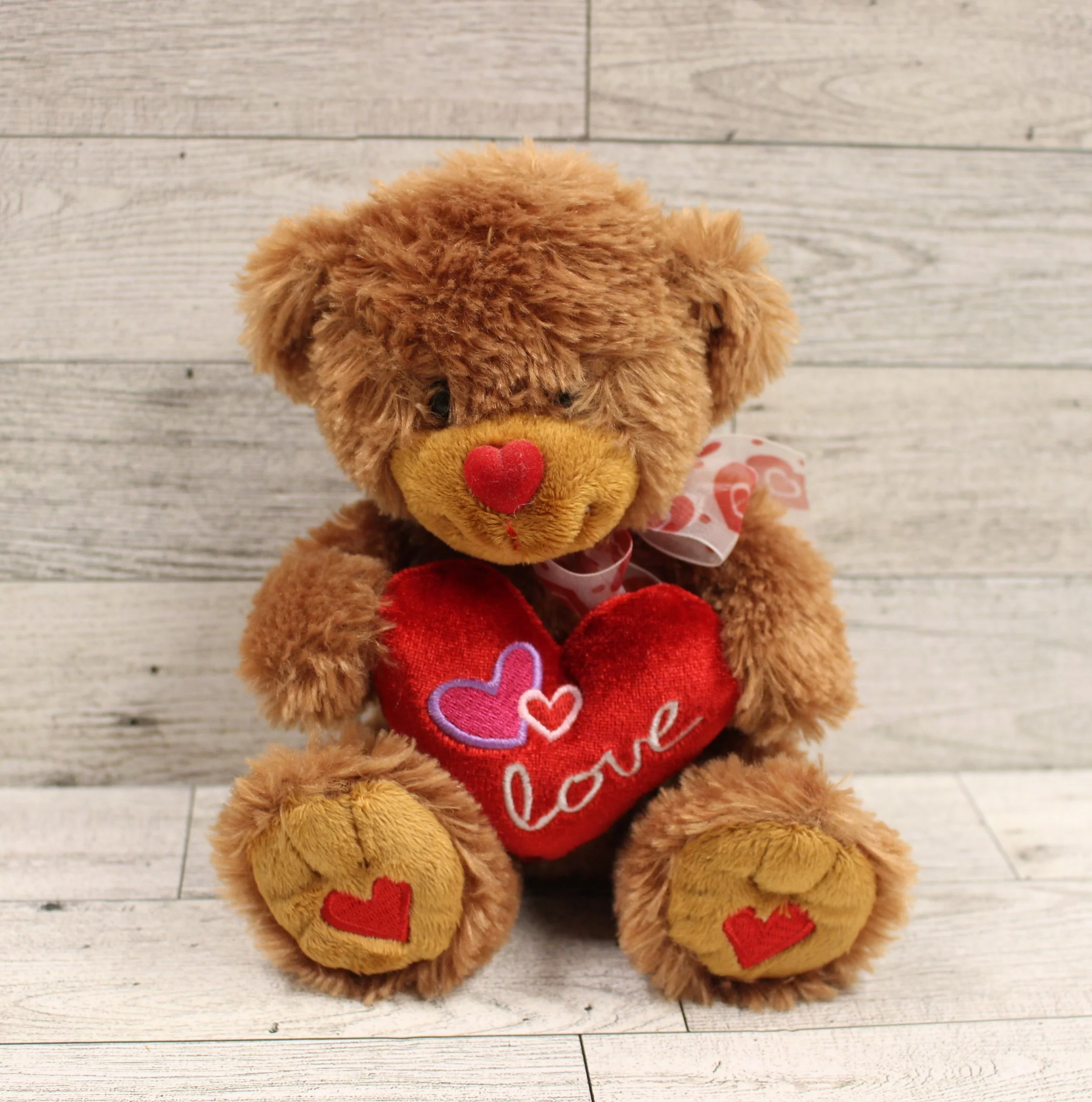 Valentine Plush Teddy Bear - Used