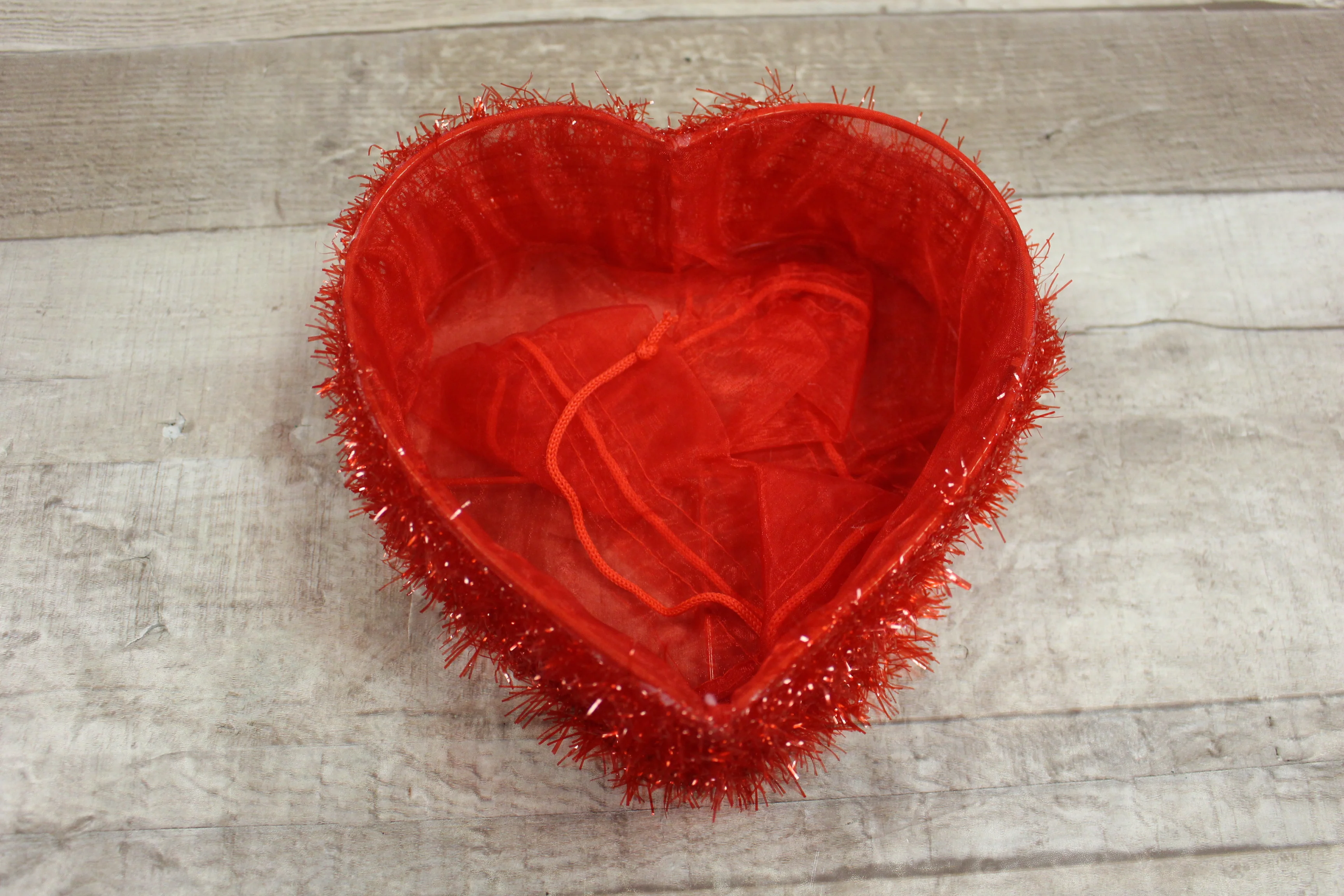 Valentines Day Heart Drawstring Bag -New - Image 2
