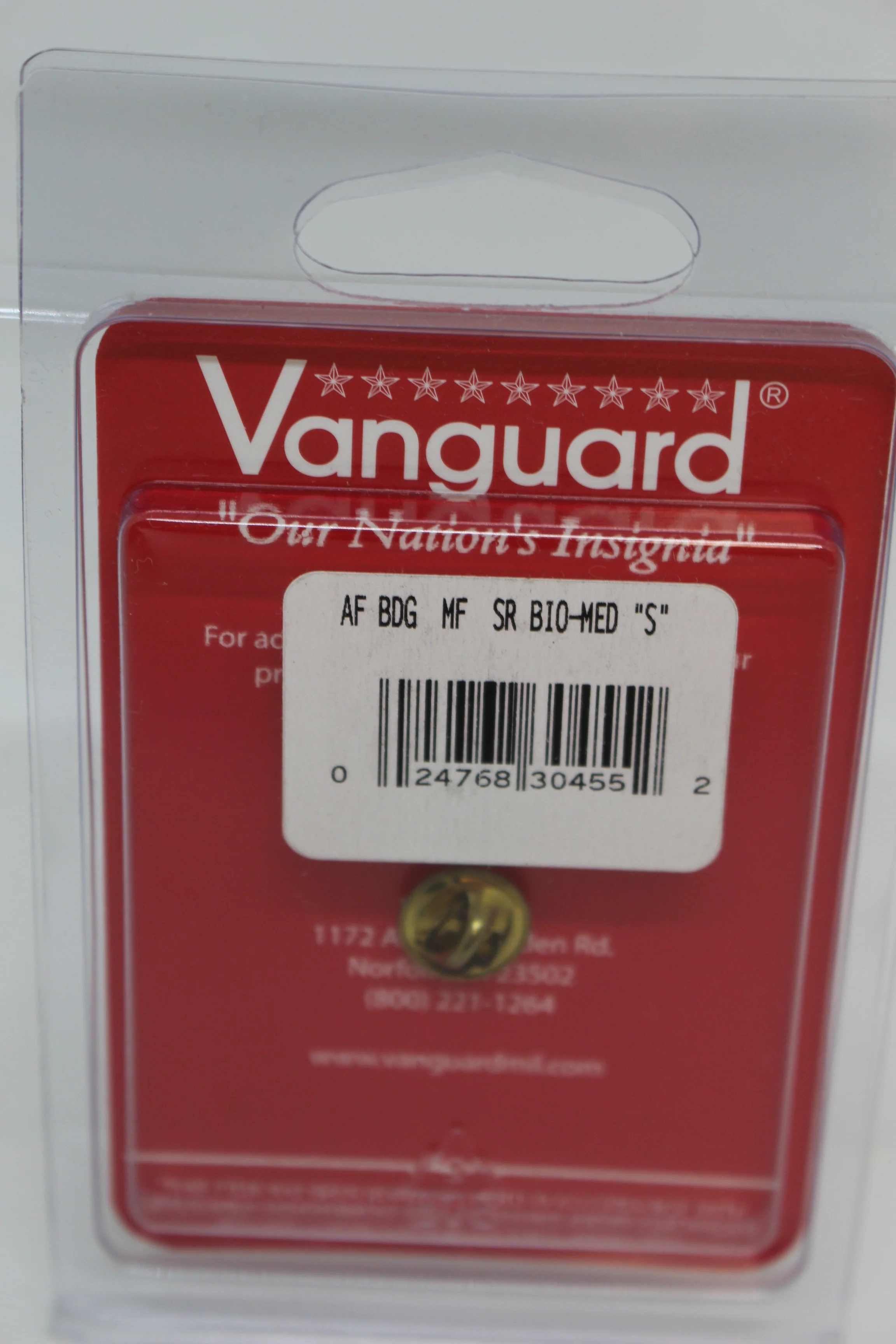 Vanguard Air Force Badge: Bio-Medical Scientist, Senior, NEW! - Image 2