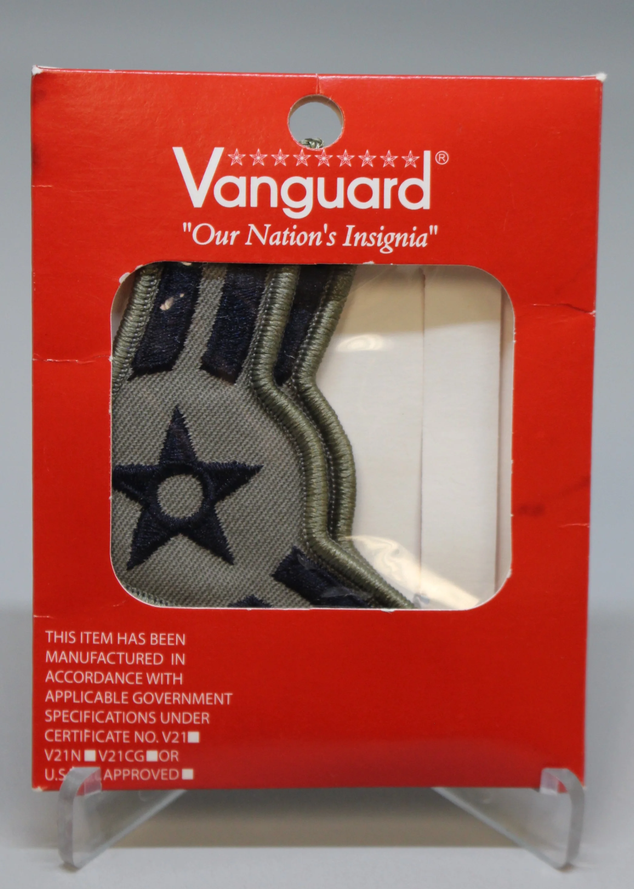 Vanguard Air Force Embroidered Chevron: Airman First Class - Small - ABU - New