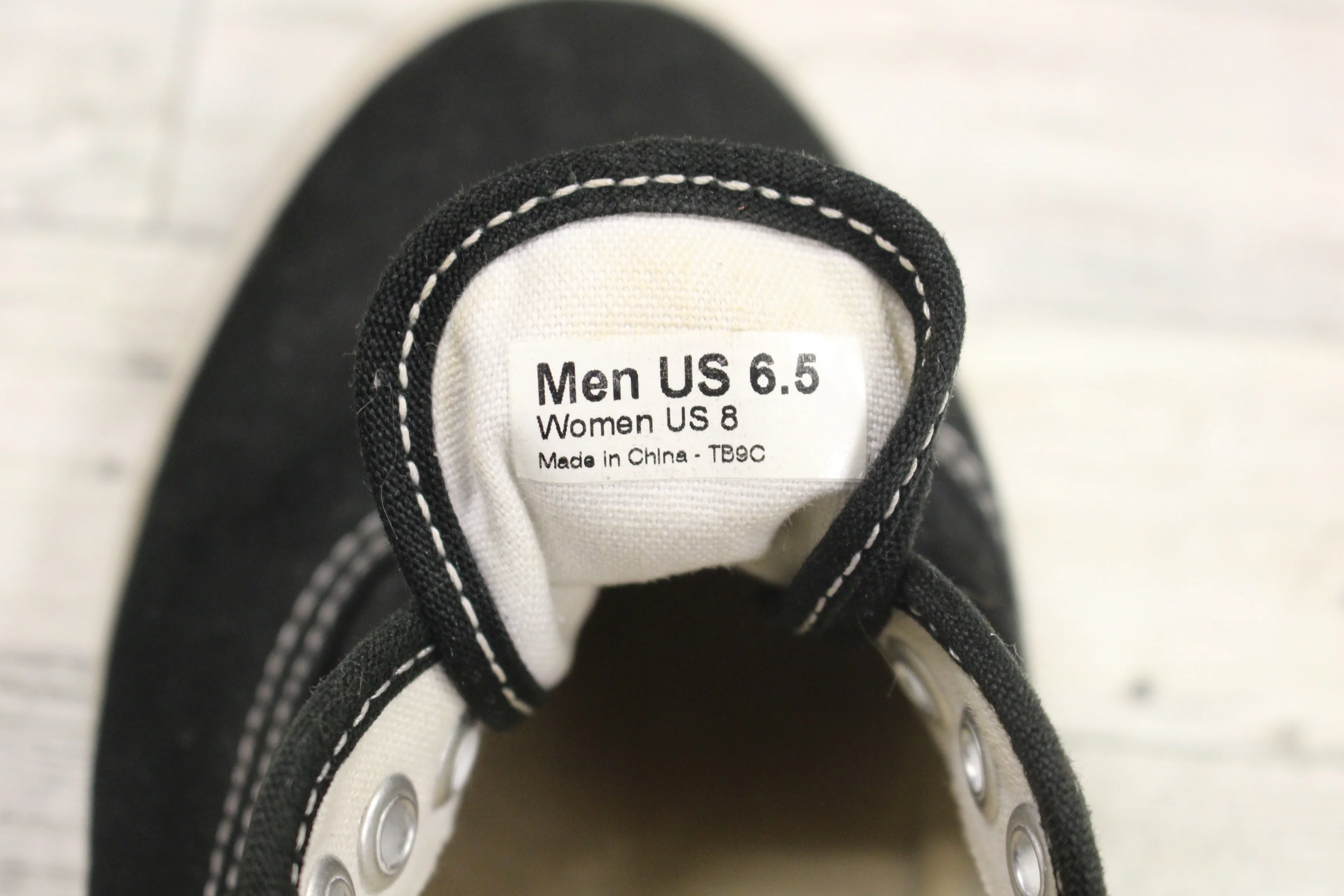 Vans Shoe - Size: Men 6.5/Women 8 - Black - New missing strings - Image 4