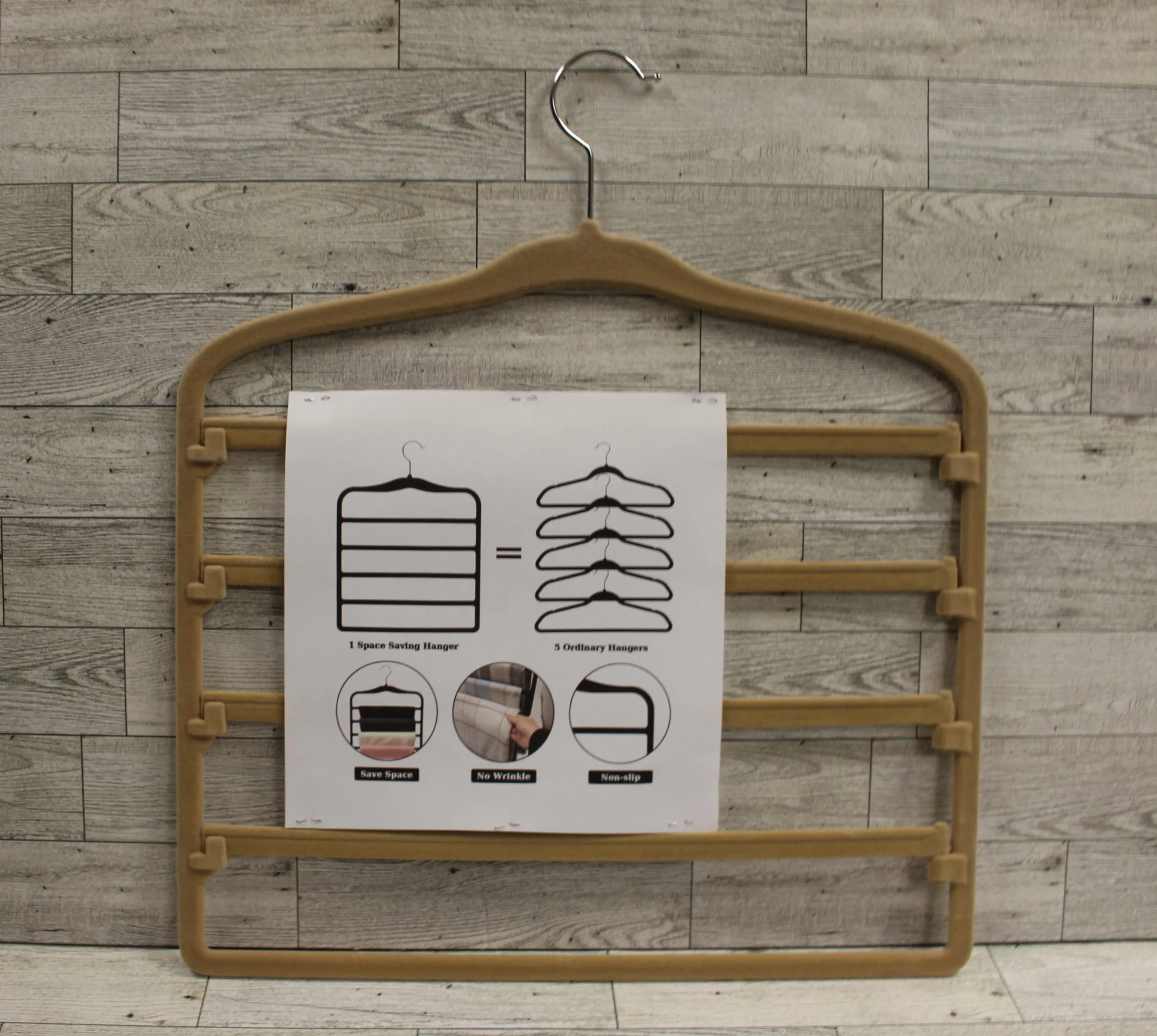 Velvet Space Saving Pants Hanger -New - Image 2