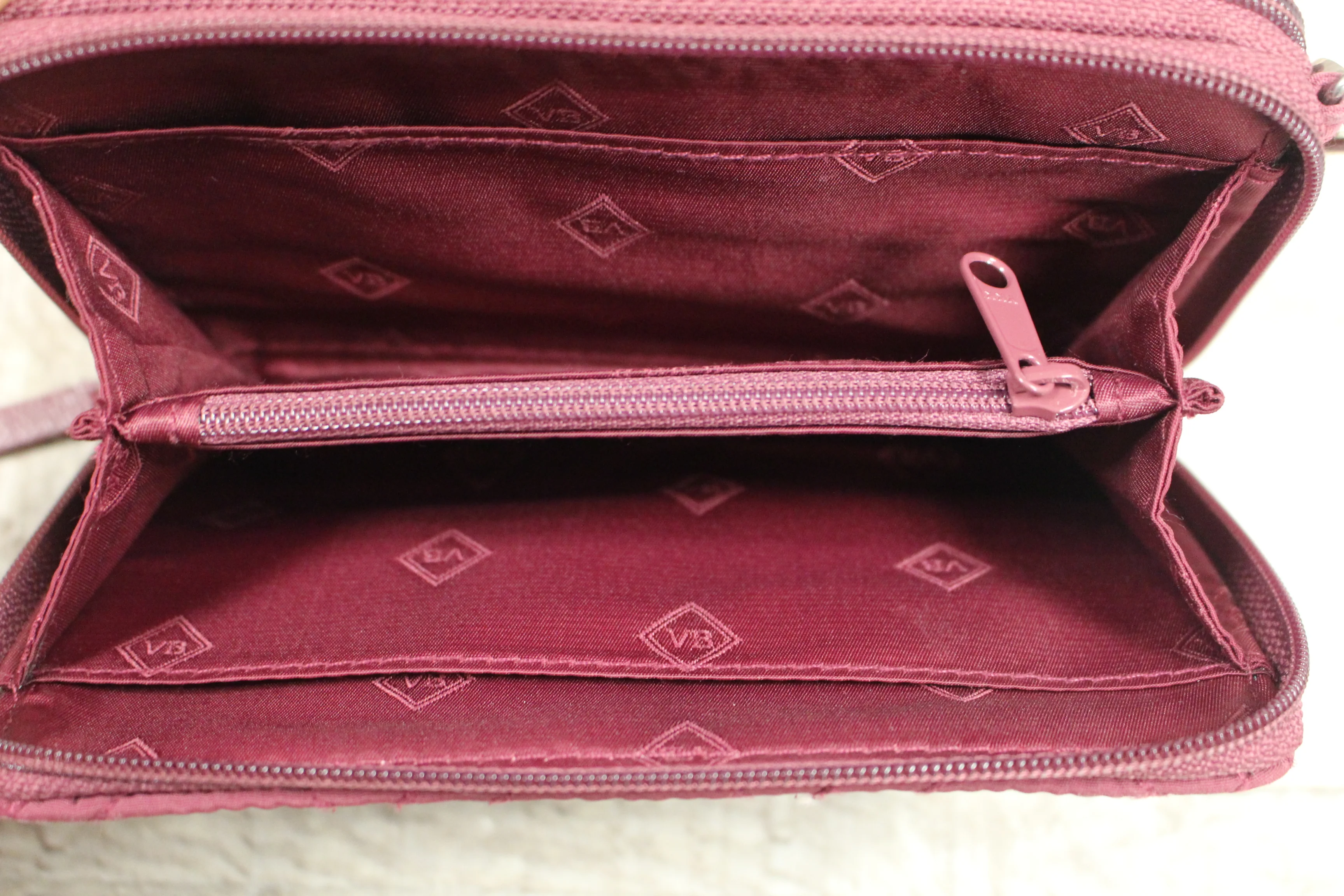 Vera Bradley Wristlet - Burgundy - Used - Image 2