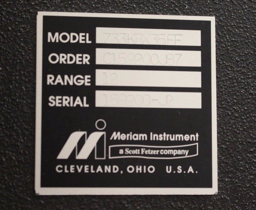 Vertical Mamometer, NSN 6685-00-076-6103, P/N FS8315-1, NEW! - Image 5