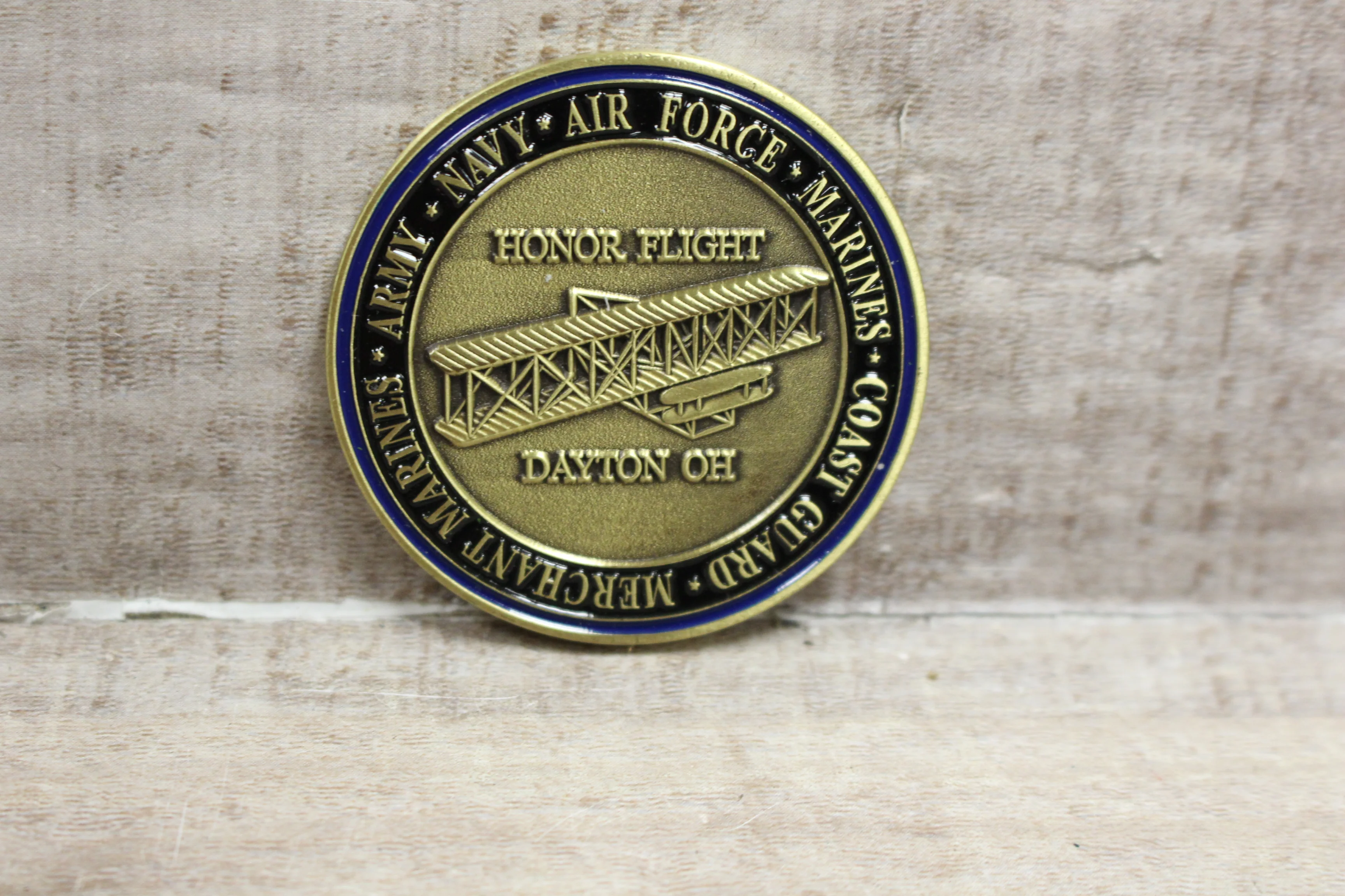 Vietnam Korean World War Memorial Challenge Coin -Used - Image 2