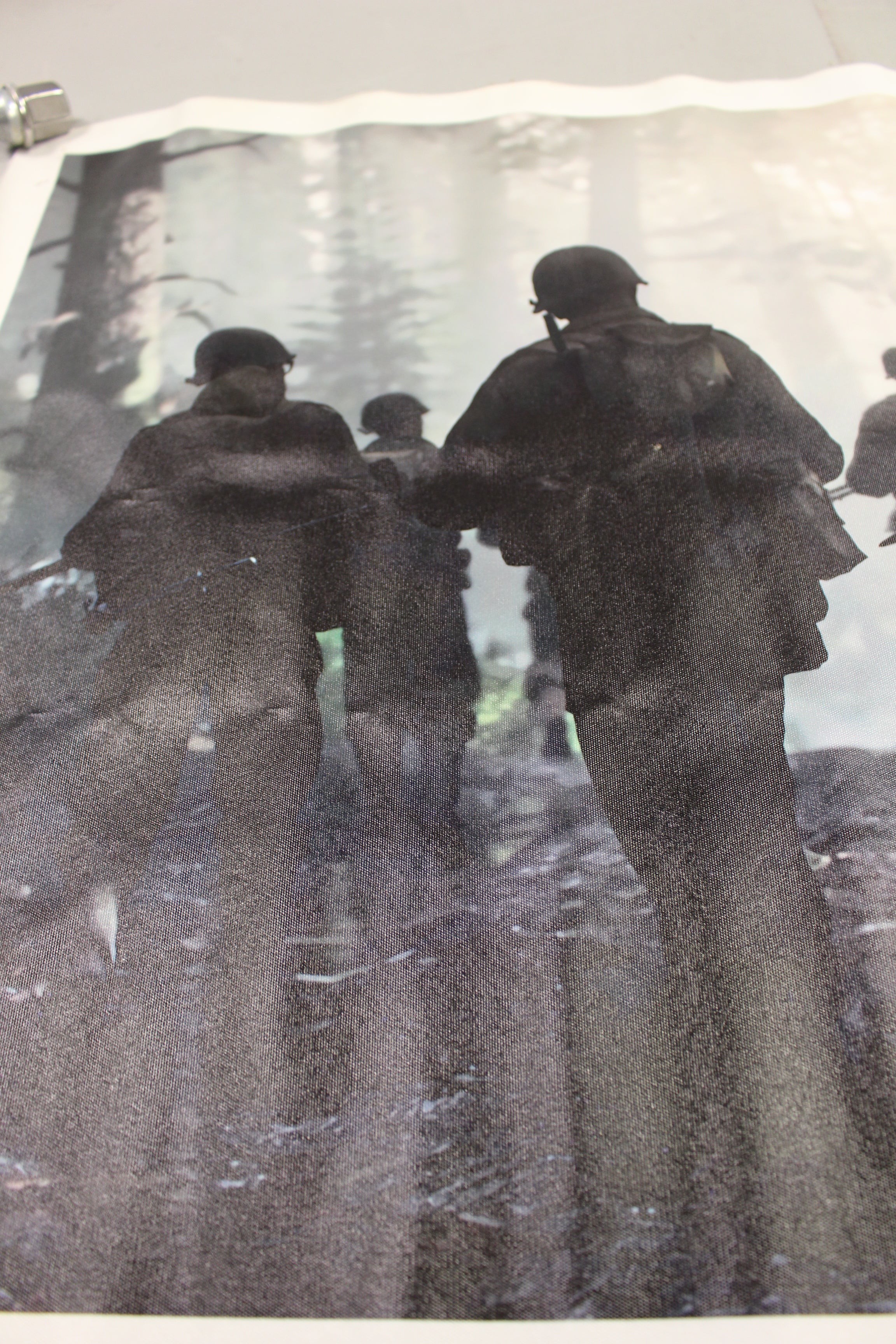 Vietnam Soldiers Poster - 28" x 21" - Used - Image 4