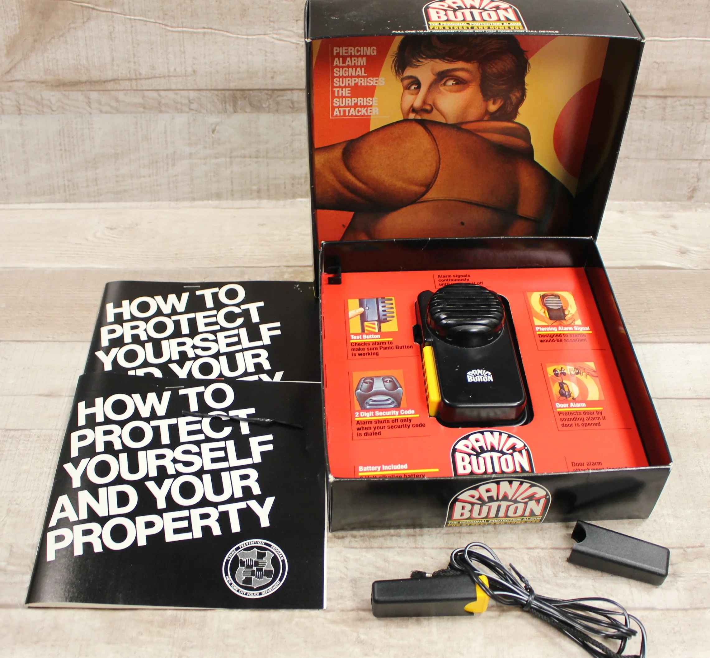 Vintage 1980 Clairol “Panic Button” Personal Protection Alarm -Used