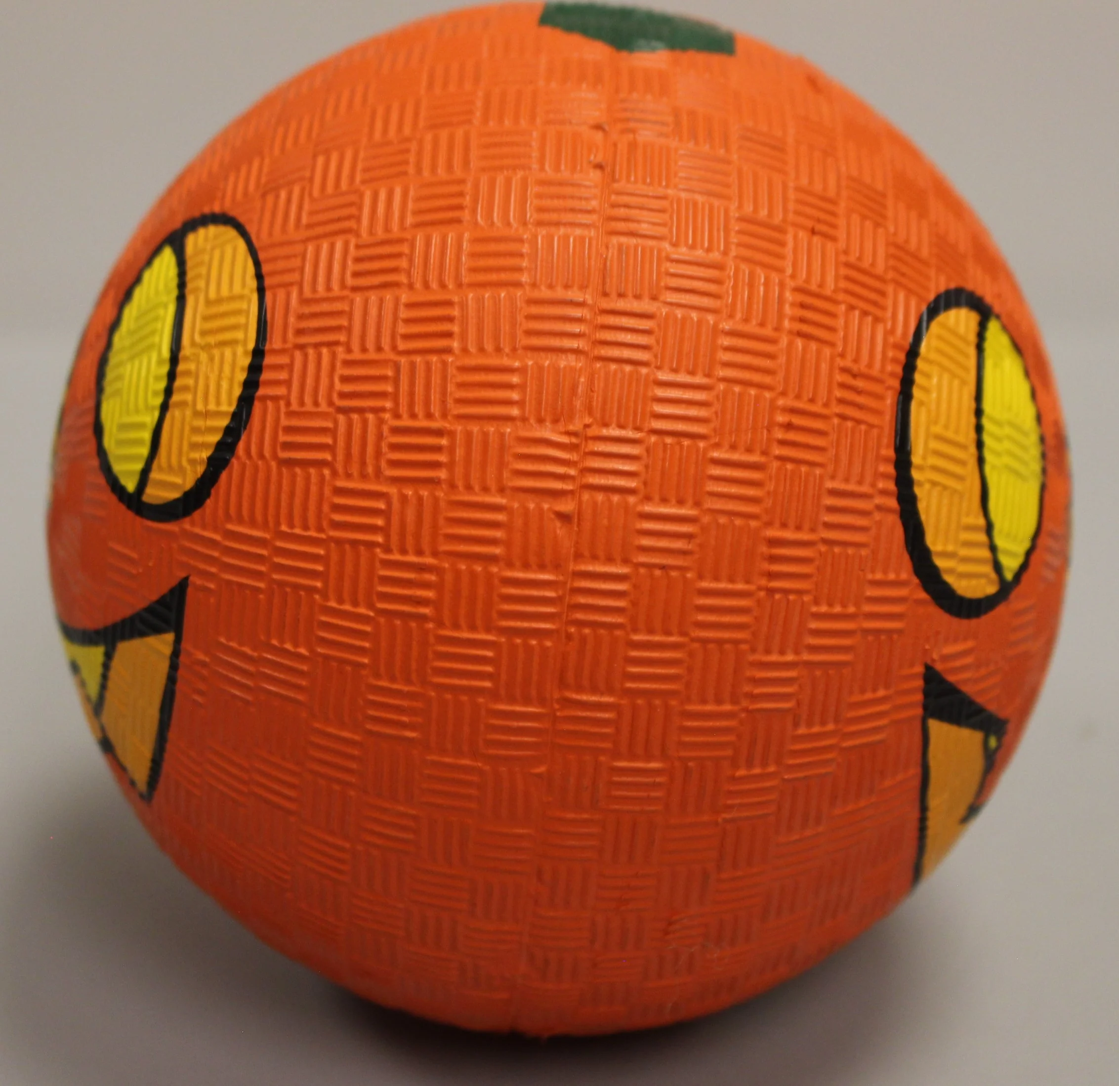 Vintage 2016 Baden Rubber 4.5 Inch Halloween Jack-O-Lantern Pumpkin Ball - Image 2