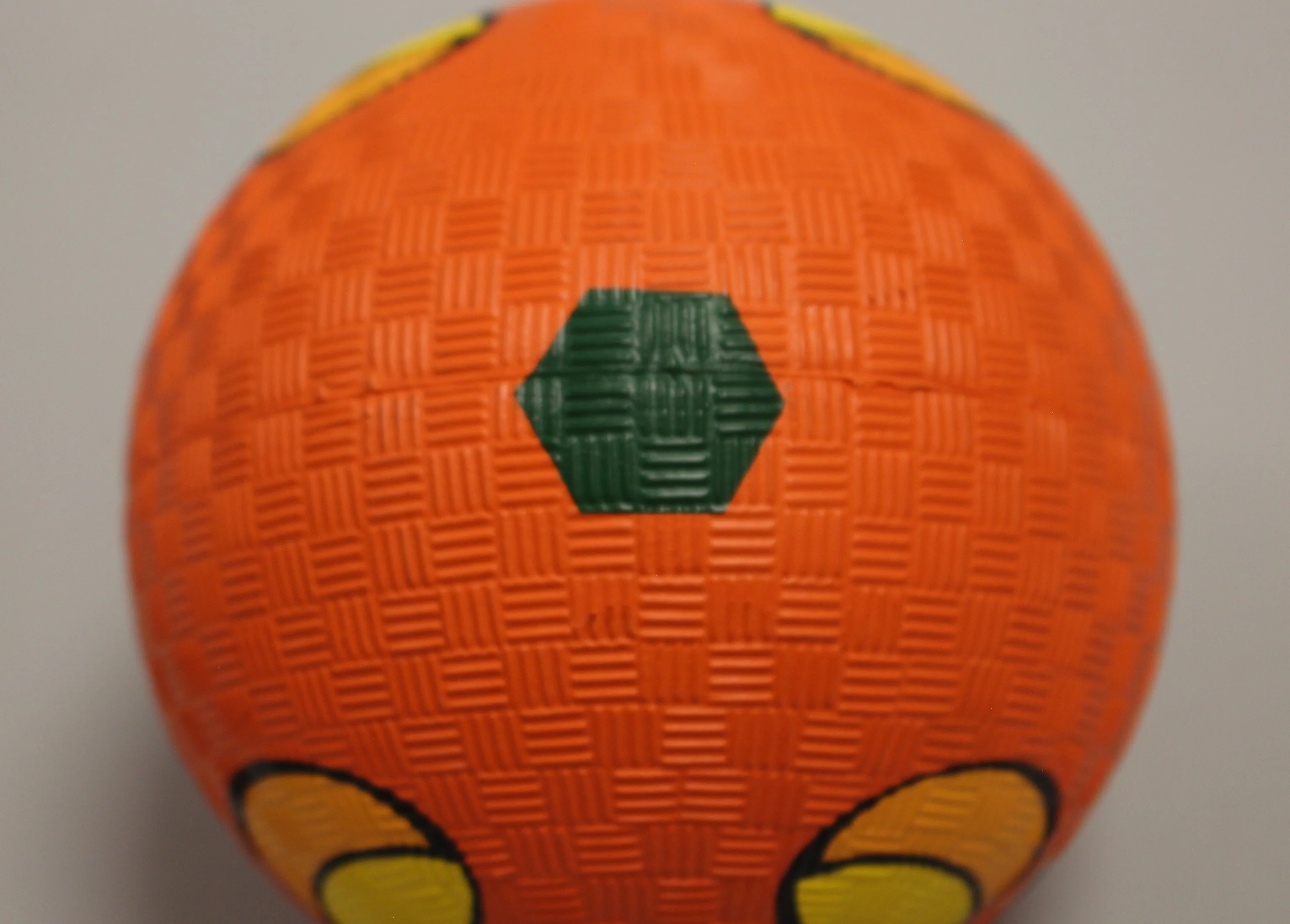 Vintage 2016 Baden Rubber 4.5 Inch Halloween Jack-O-Lantern Pumpkin Ball - Image 3