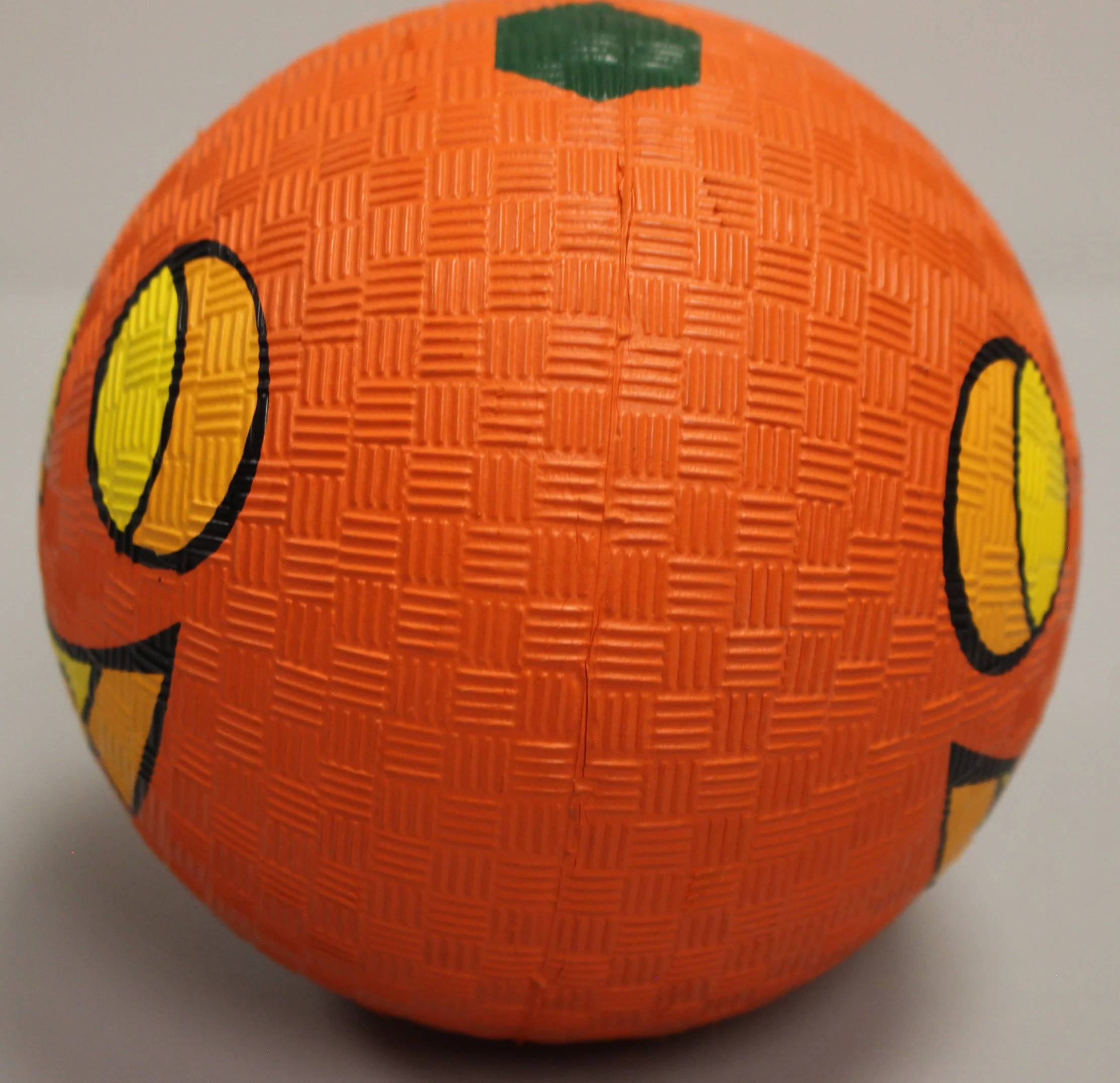 Vintage 2016 Baden Rubber 4.5 Inch Halloween Jack-O-Lantern Pumpkin Ball - Image 4