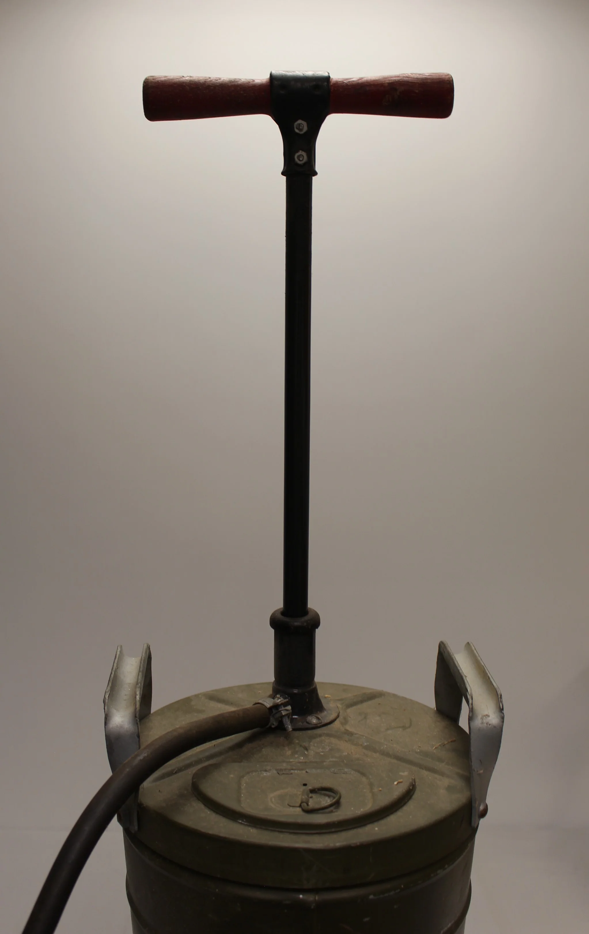Vintage Air Raid Hand Pump Water Fire Extinguisher - Used - Image 4